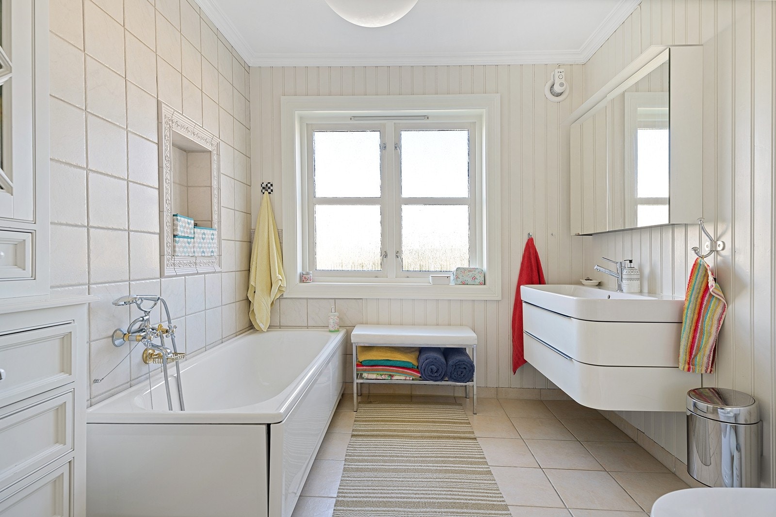 Baderom med varmekabler Galleribilde