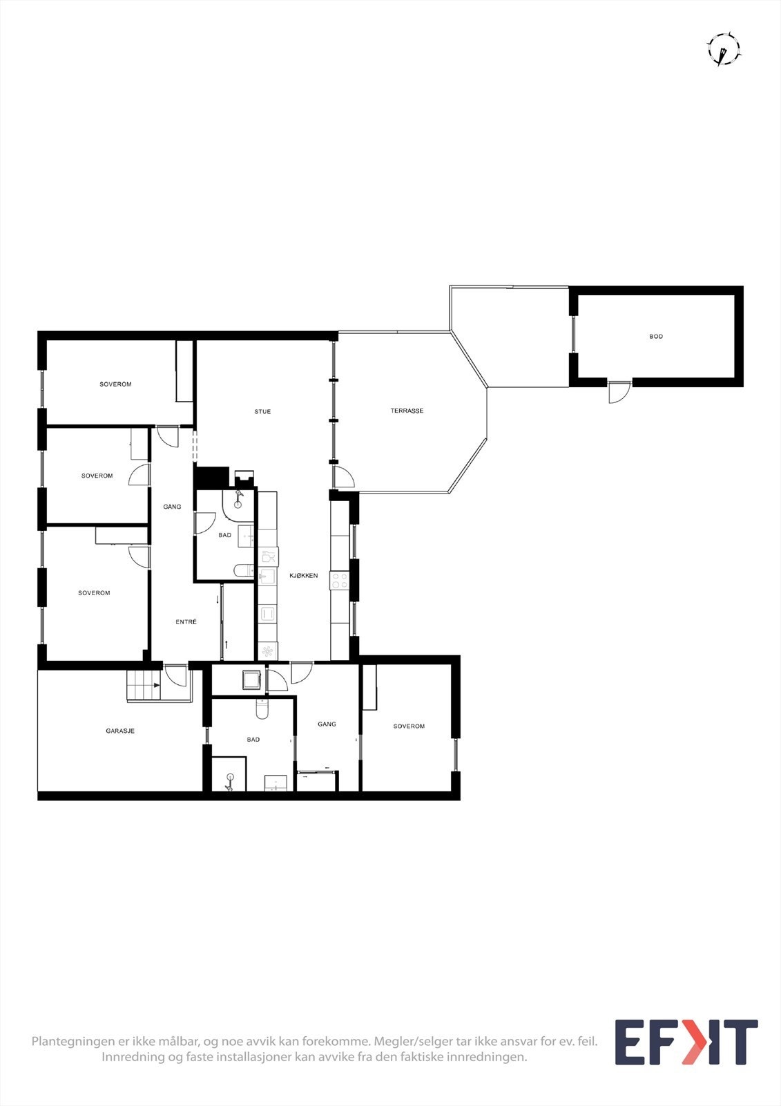 Plantegning Galleribilde