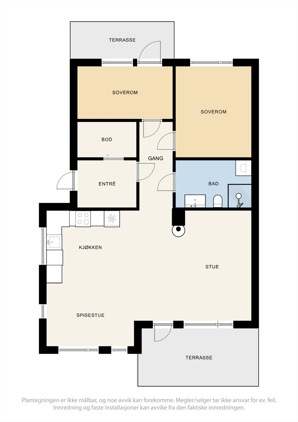 Plantegning Galleribilde