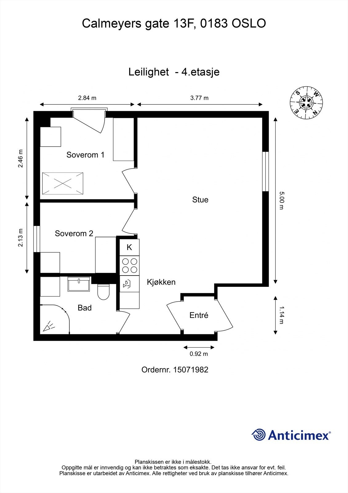 Plantegning Galleribilde