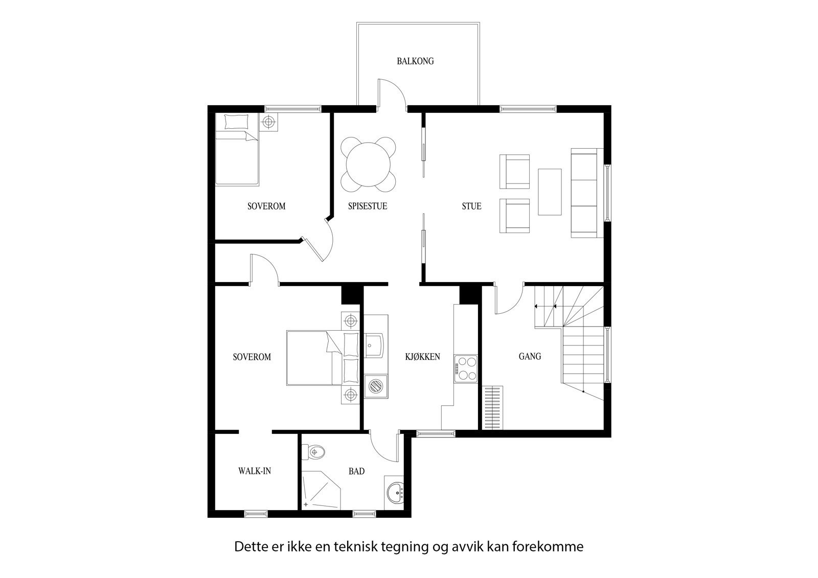 Plantegning - 2. etasje Galleribilde