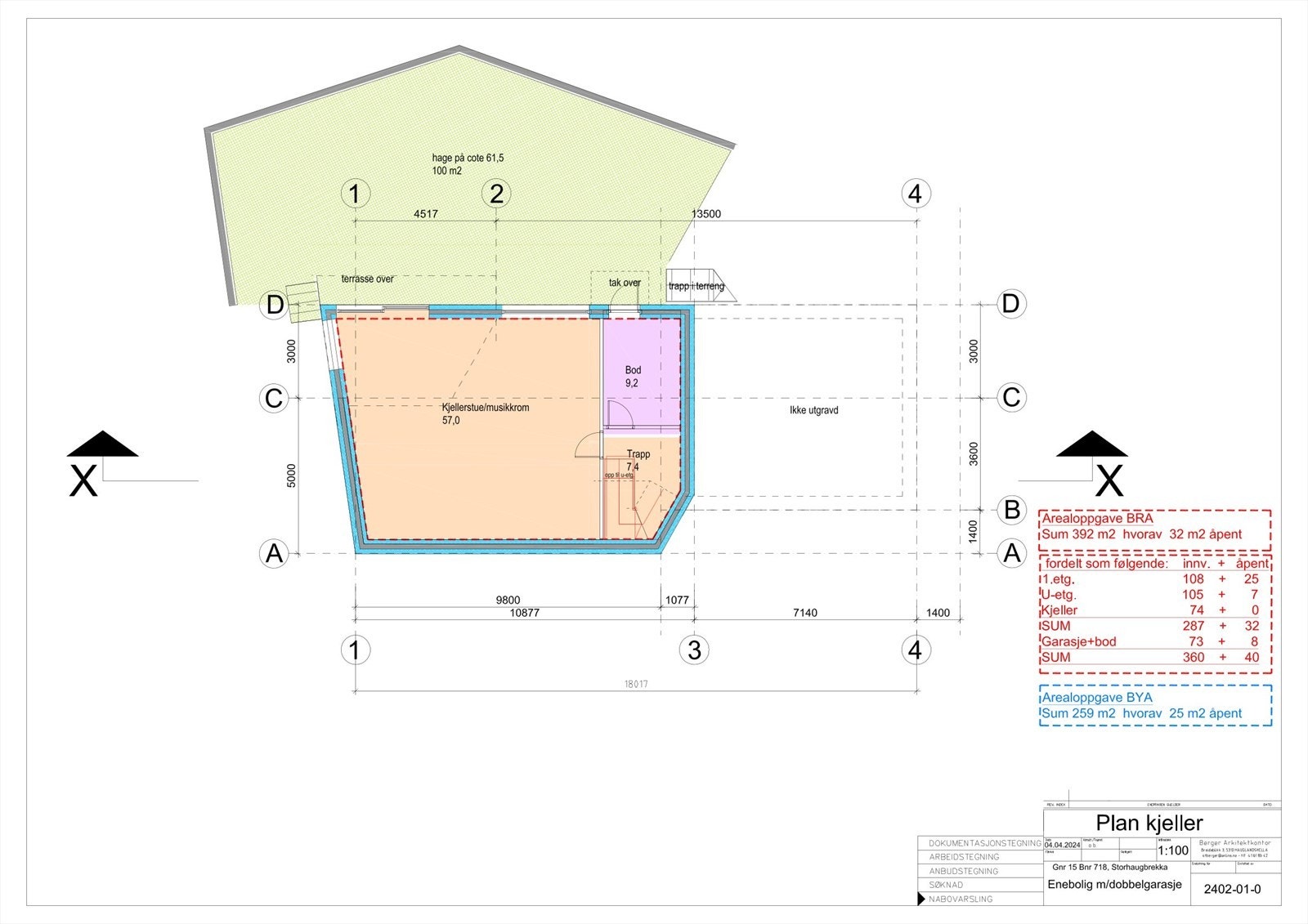 Romslig kjeller Galleribilde