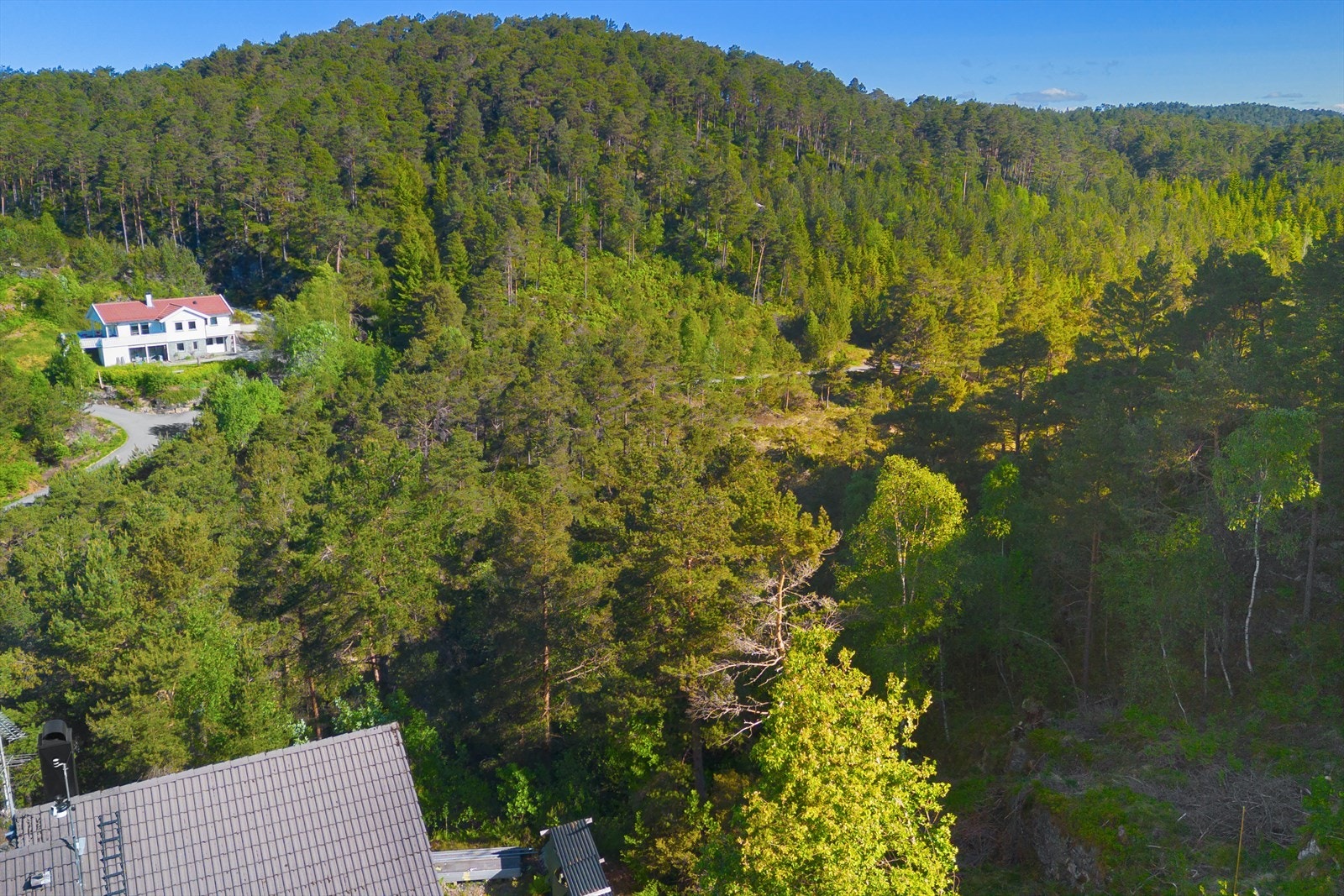 Landlig og idyllisk område med kort vei til butikker Galleribilde