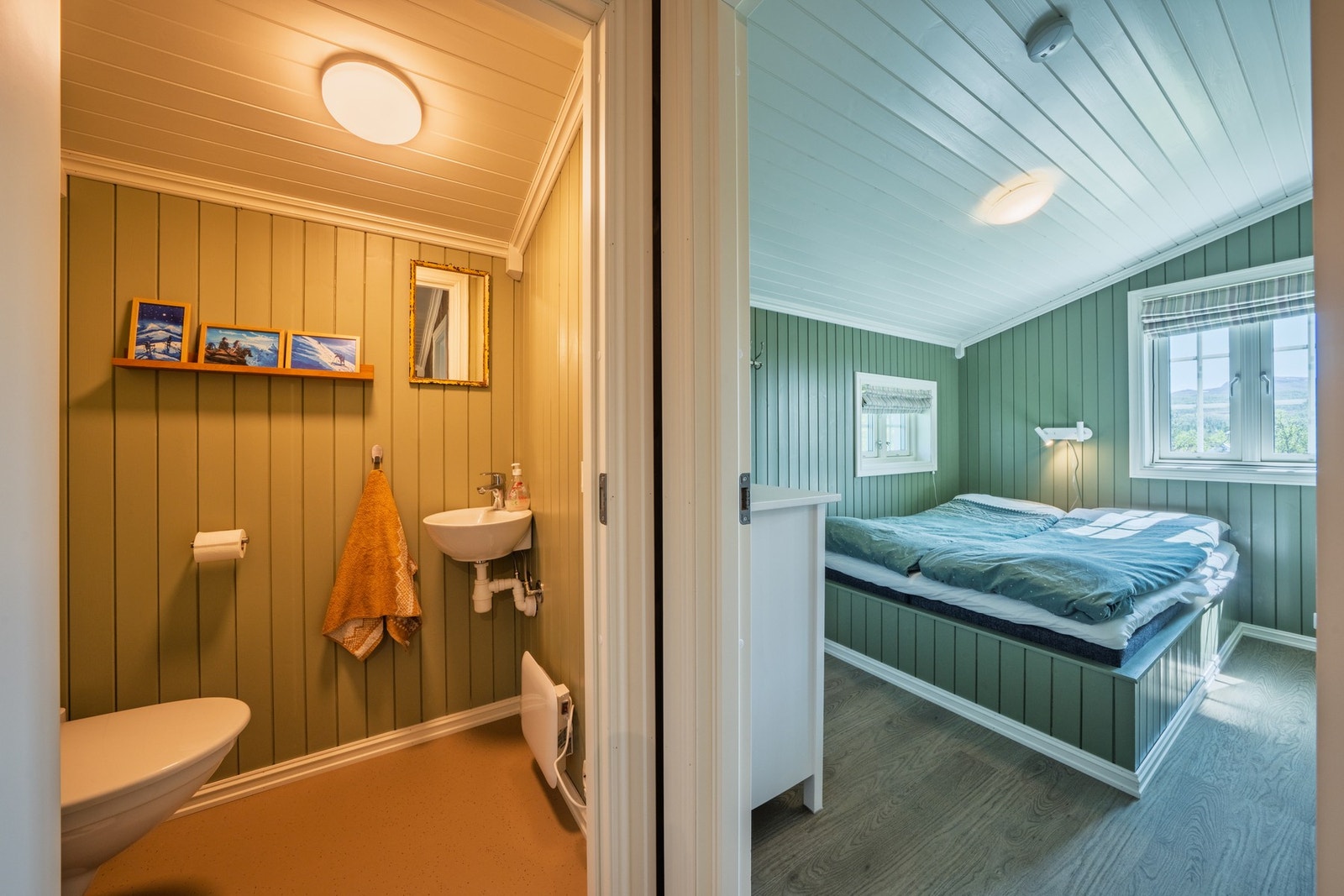 Det er også eget toalett i 2. etasjen. Galleribilde