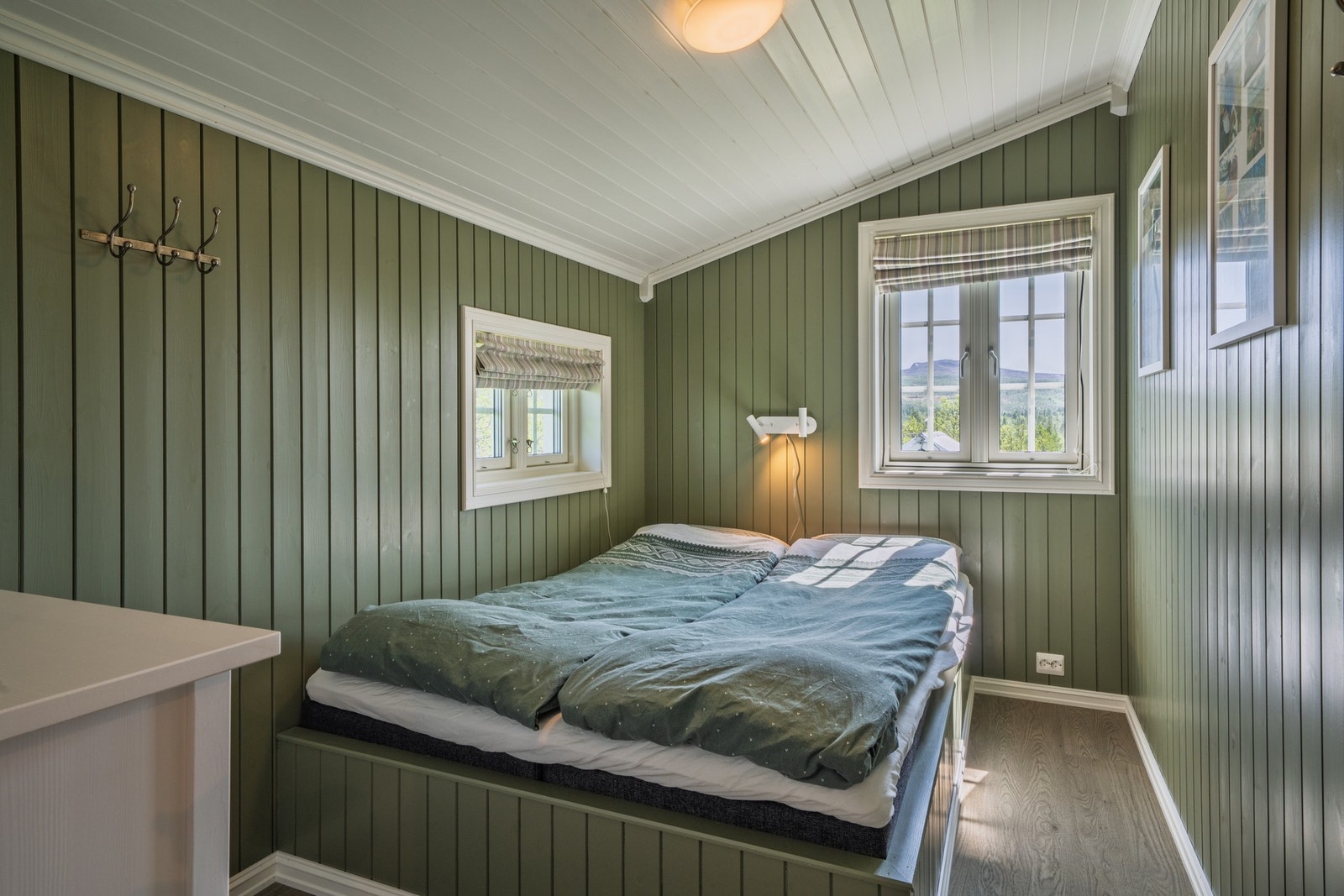 De er på hhv. 7,2 kvm, 7,2 kvm og 6,7 kvm. Galleribilde