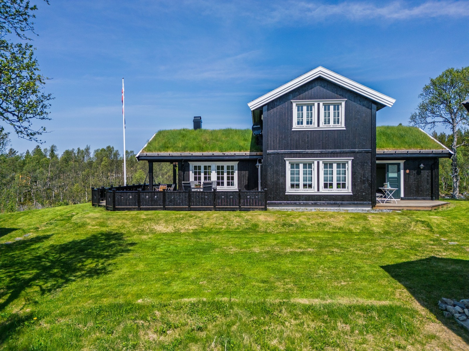 Tomten er på 2 mål (festet). Galleribilde