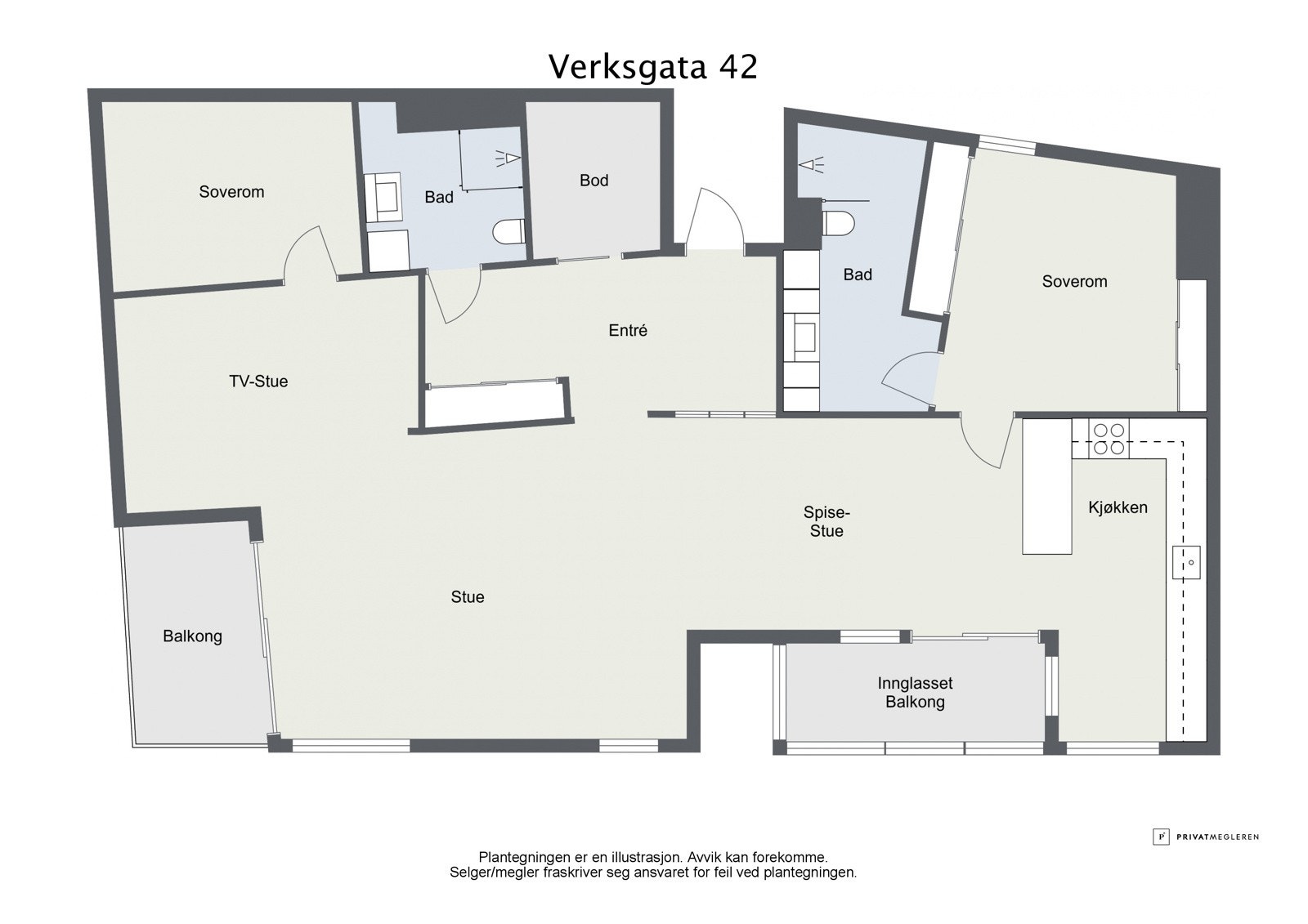 Plantegning. Galleribilde