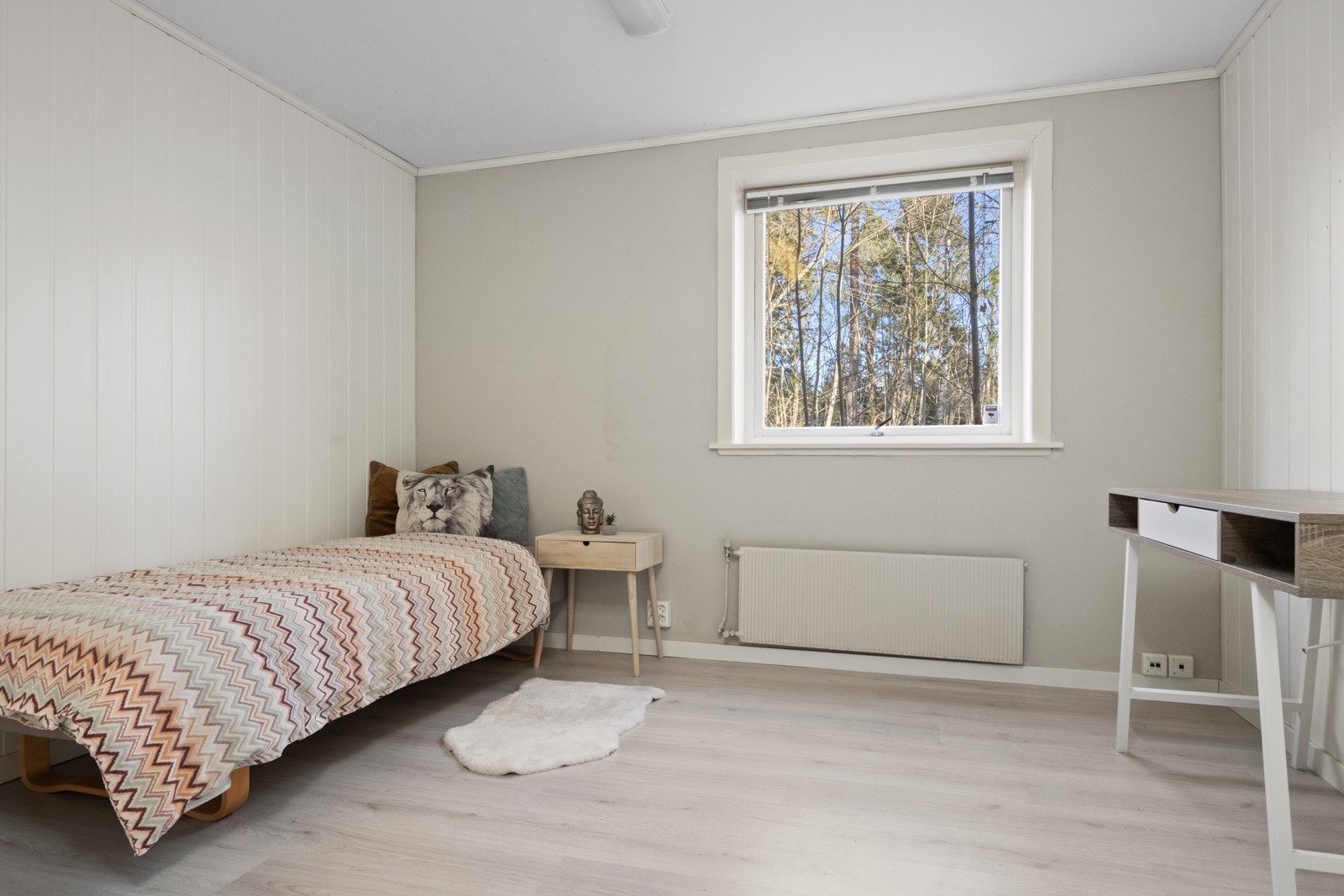 Alle rommene er utstyrt med gulvvarme. Galleribilde