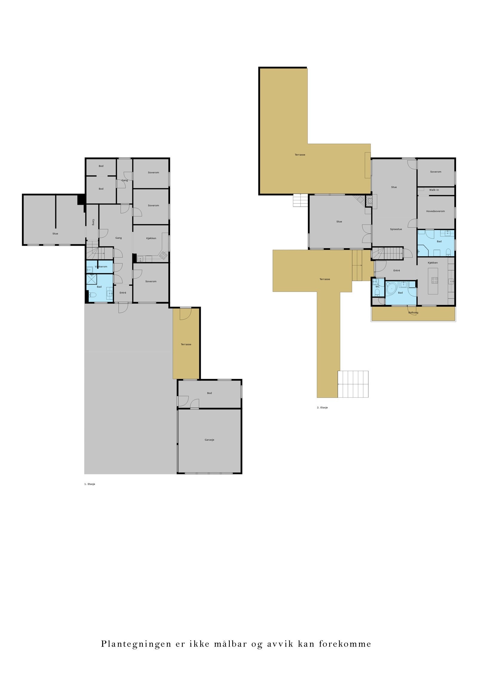 Veiledende plantegning Begge_plan Galleribilde