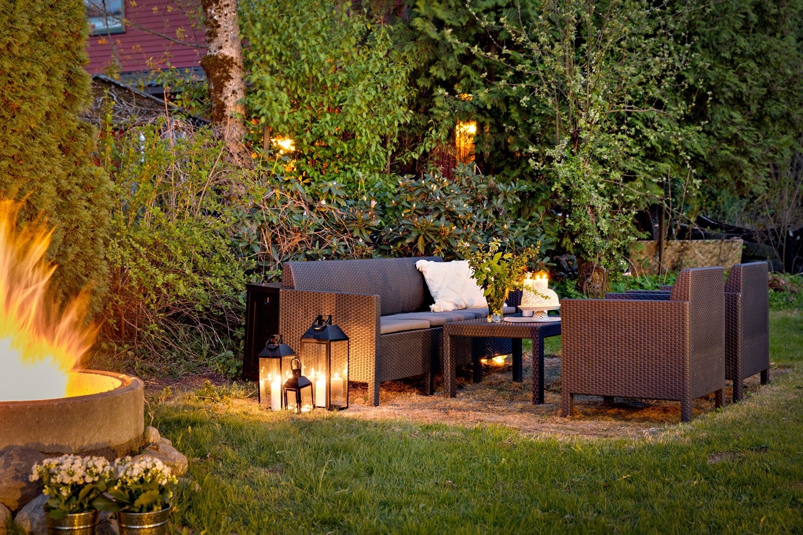 Her er hver detalj gjennomtenkt for å skape en lun og innbydende atmosfære . Galleribilde