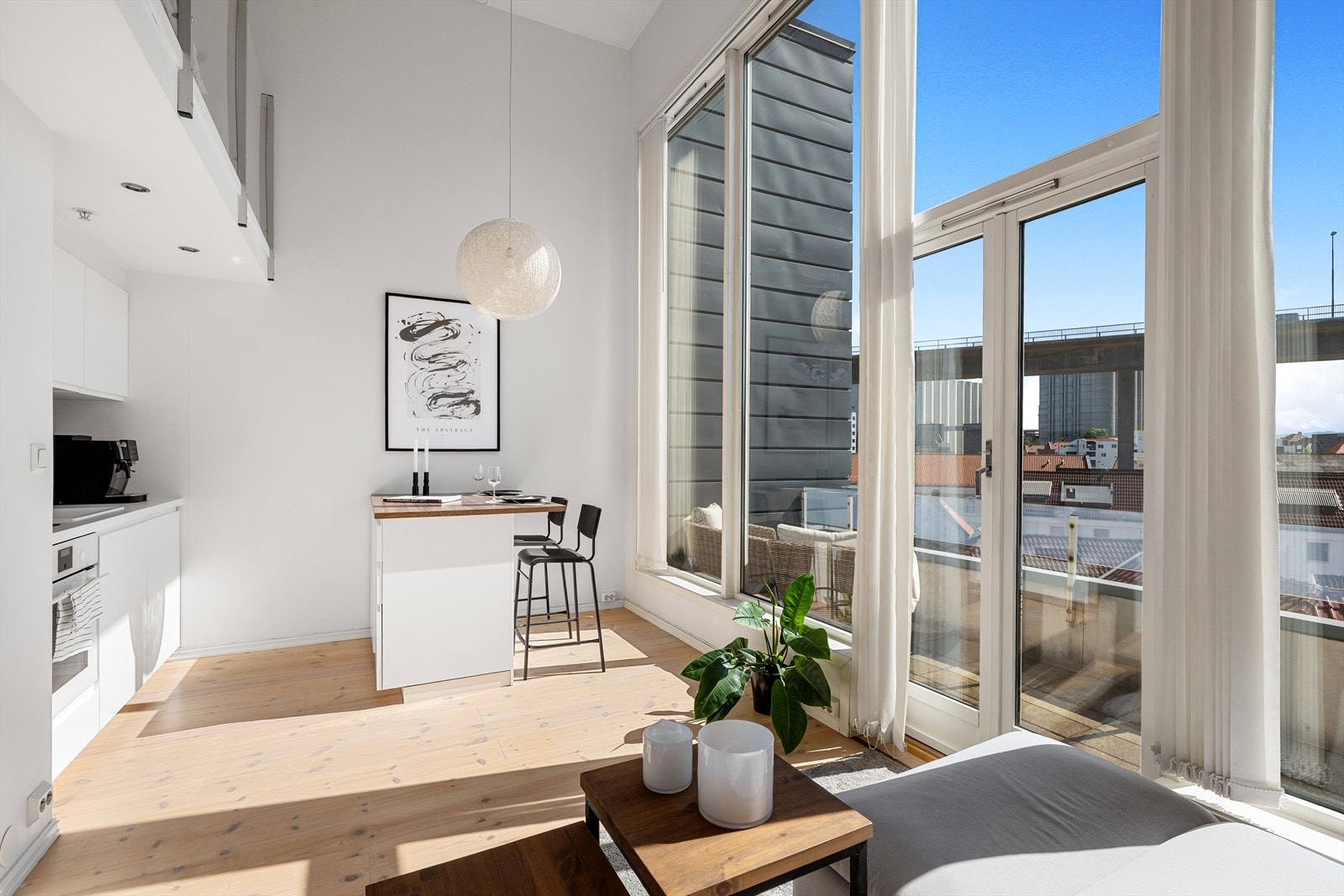 Leiligheten har en arealeffektiv planløsning. Galleribilde