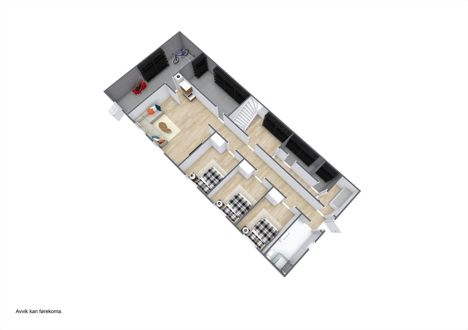 Planteikning 3D Underetg. Galleribilde
