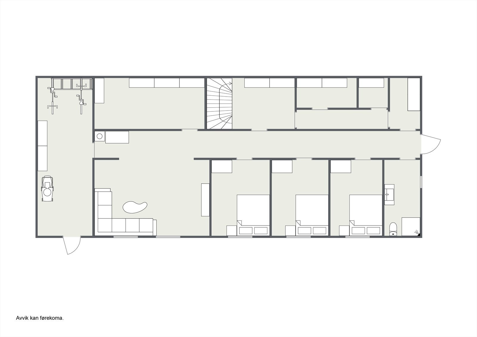 Planteikning underetg. Galleribilde