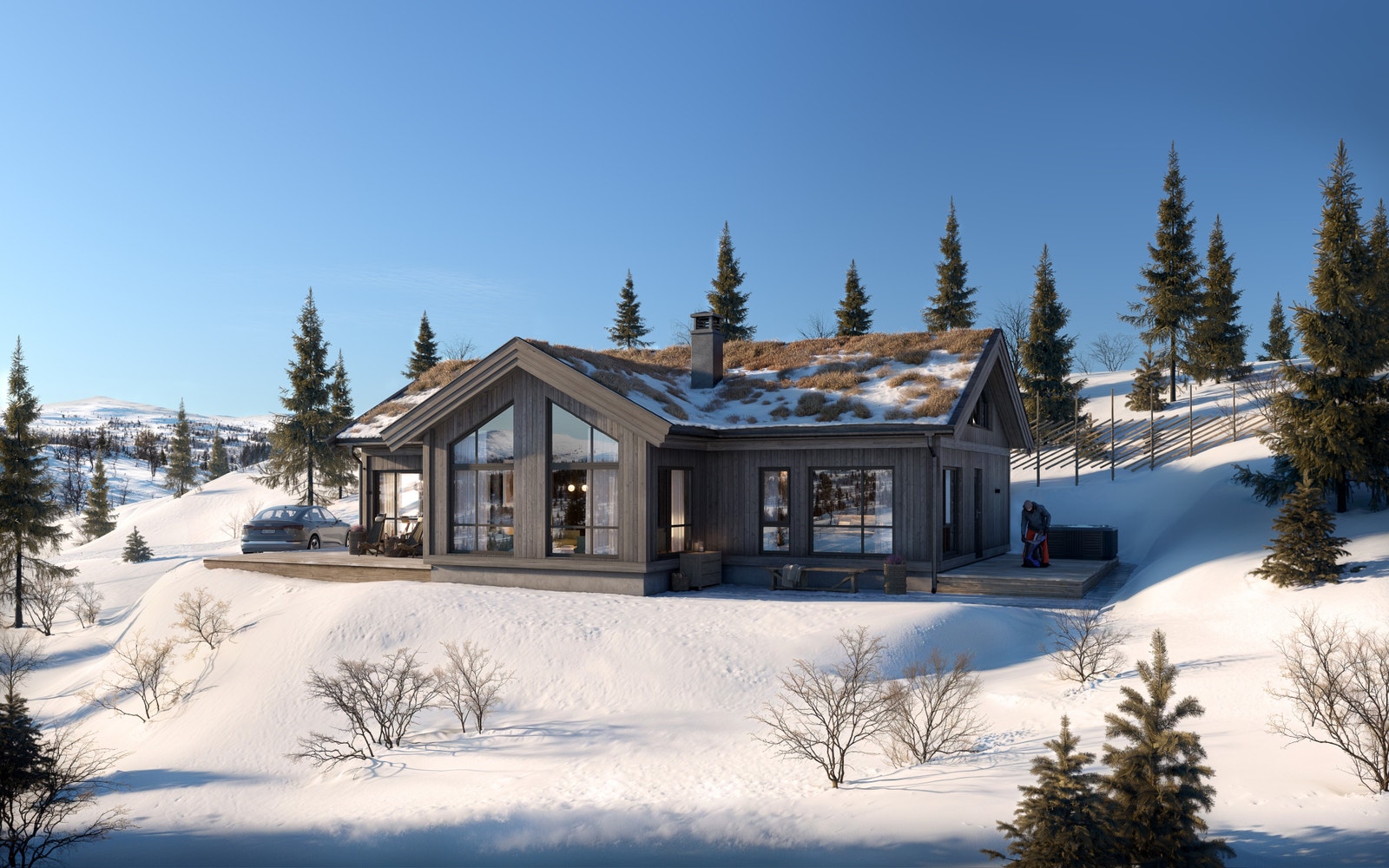 Et meget spennende prosjekt er en av Timmermannsstølens beste tomter Galleribilde