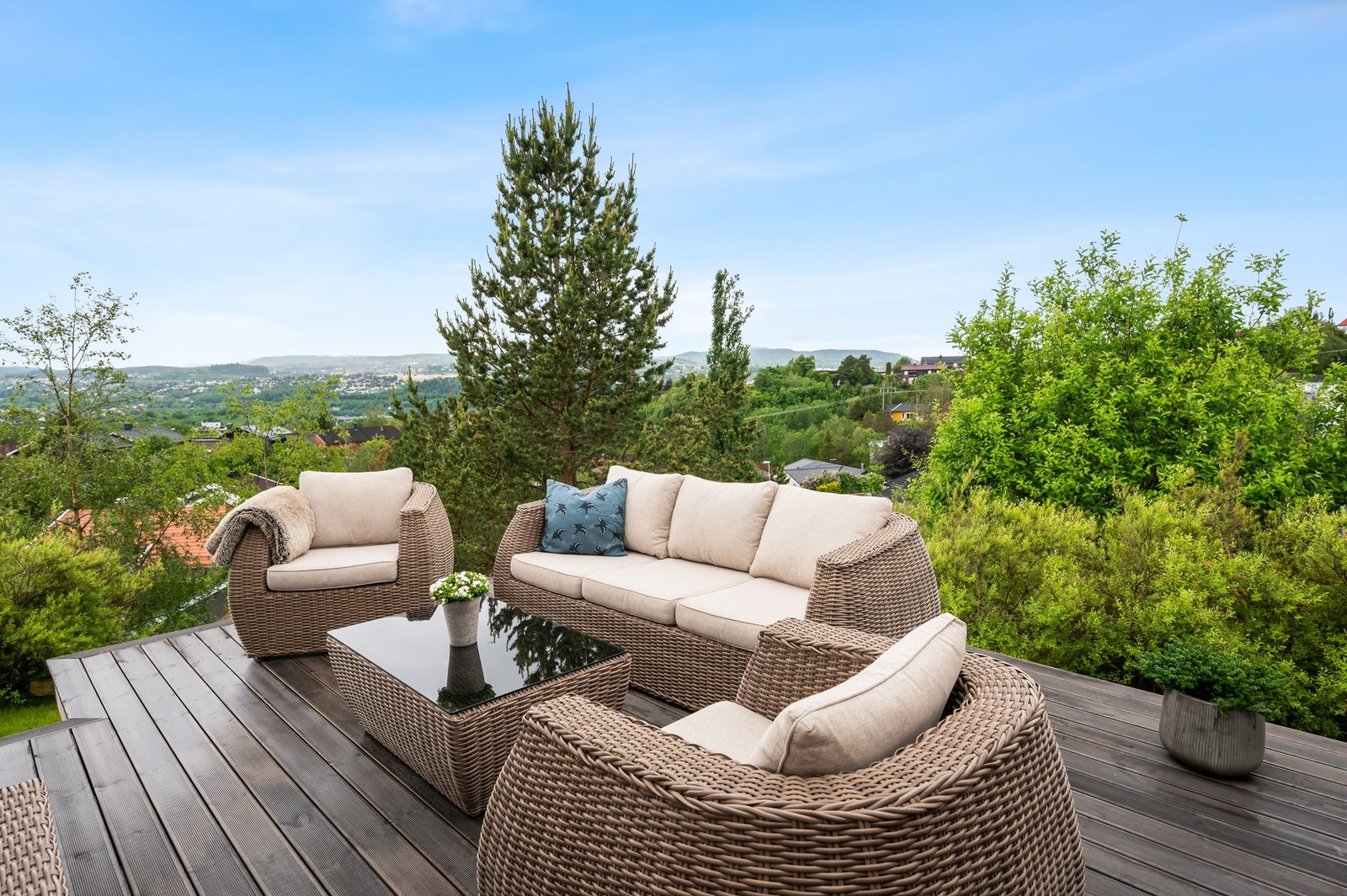 Her har du fantastiske sol og utsiktsforhold! Galleribilde