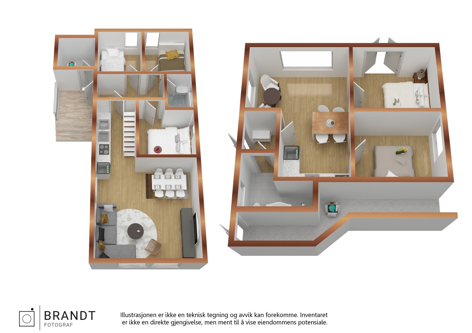 - To hytter - Galleribilde