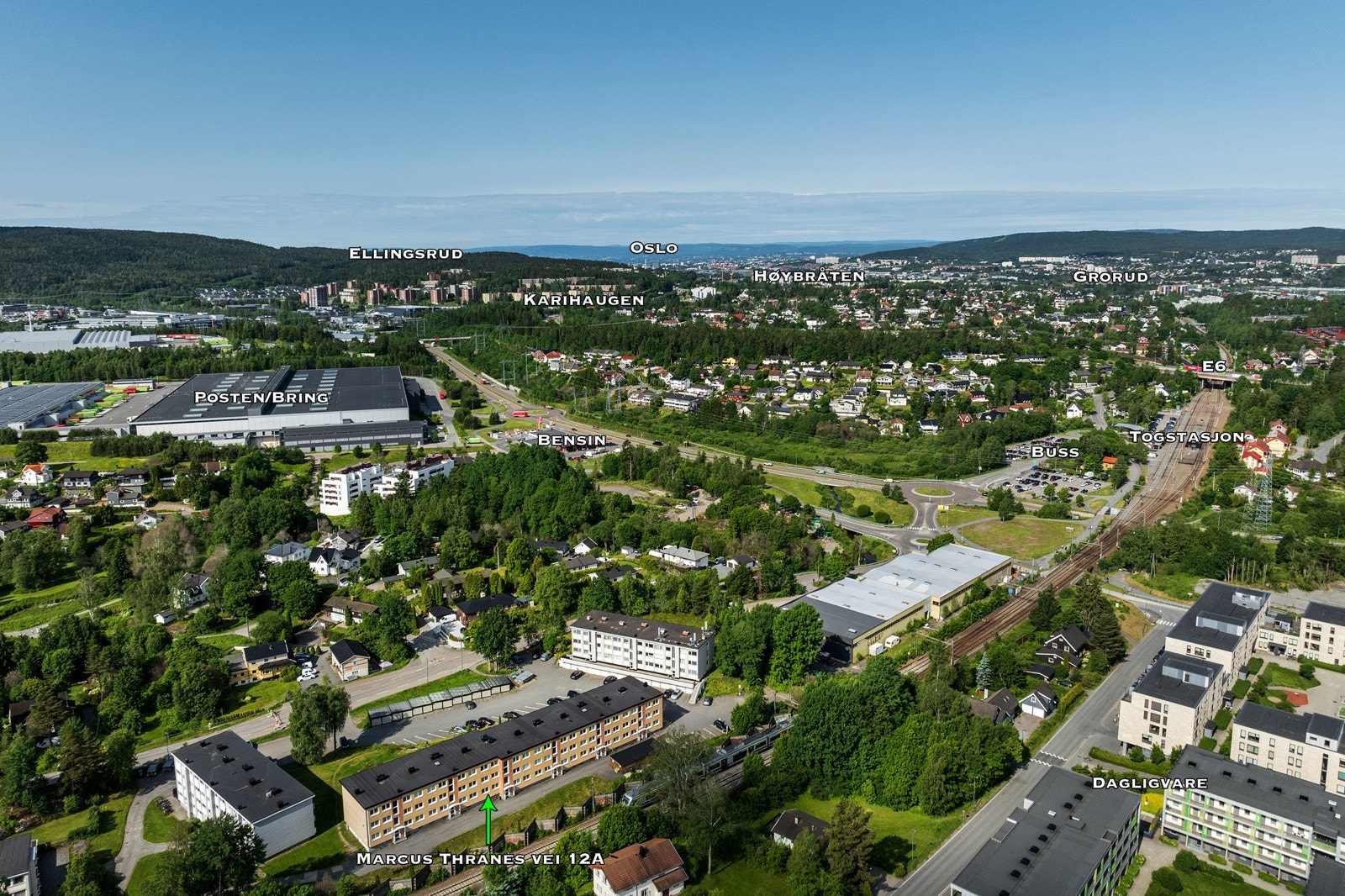 Oversiktsbilde over området. Galleribilde