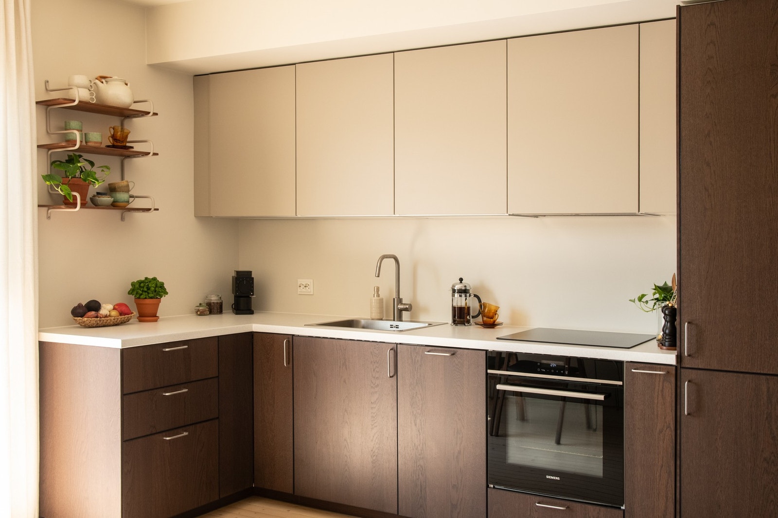 Hvitevarene er nøye utvalgt med fokus på både kvalitet og stillegående drift. Galleribilde