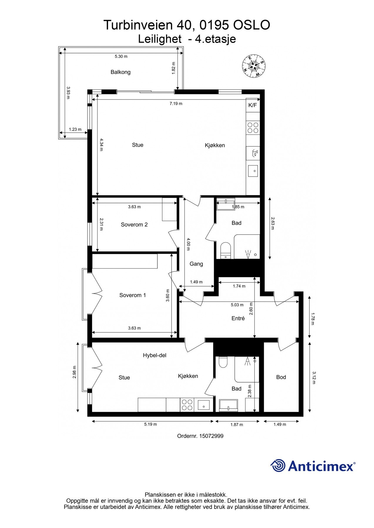 Plantegning. Galleribilde