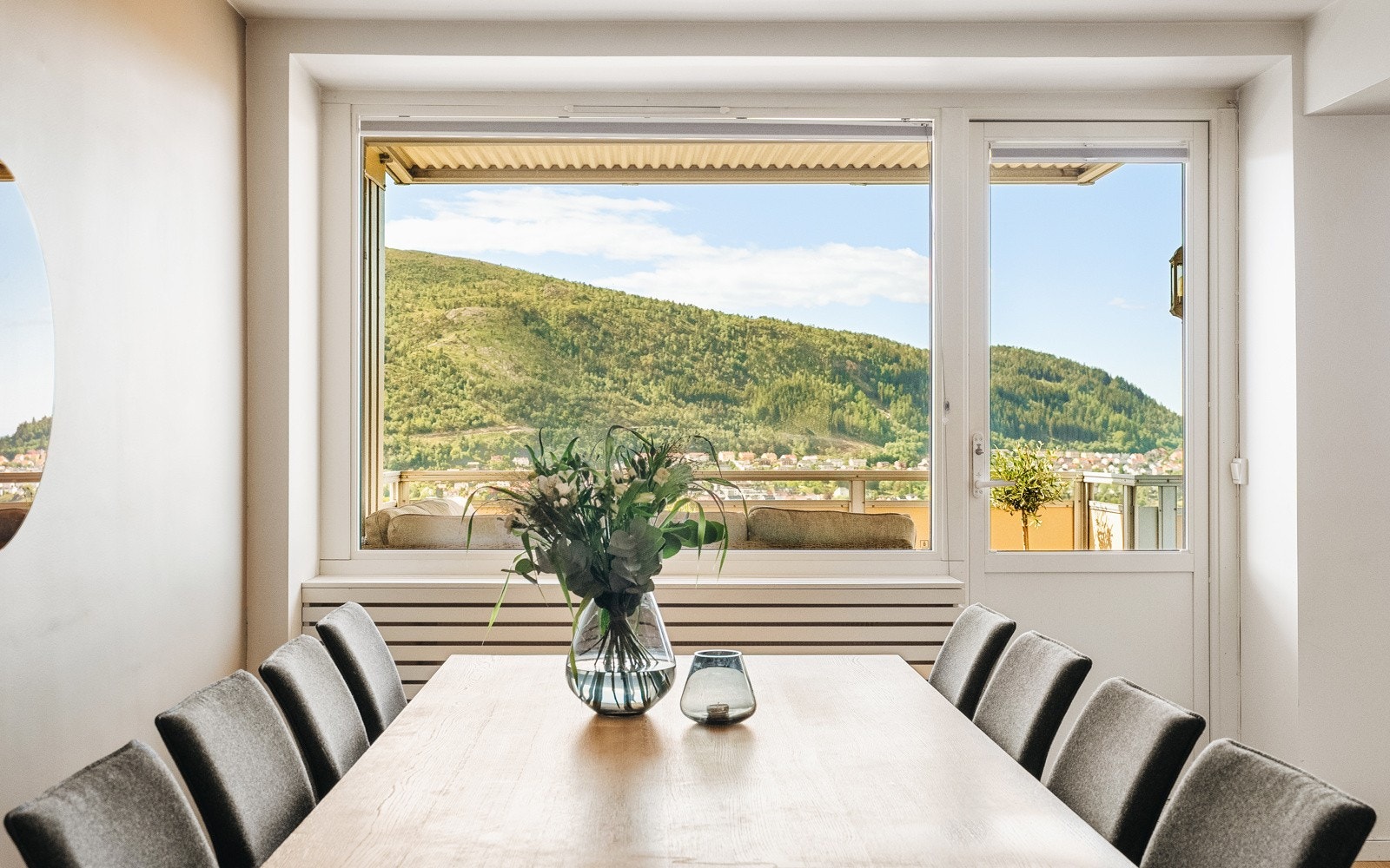 Utsikten leiligheten har å by på, er rett og slett misunnelsesverdig. Galleribilde