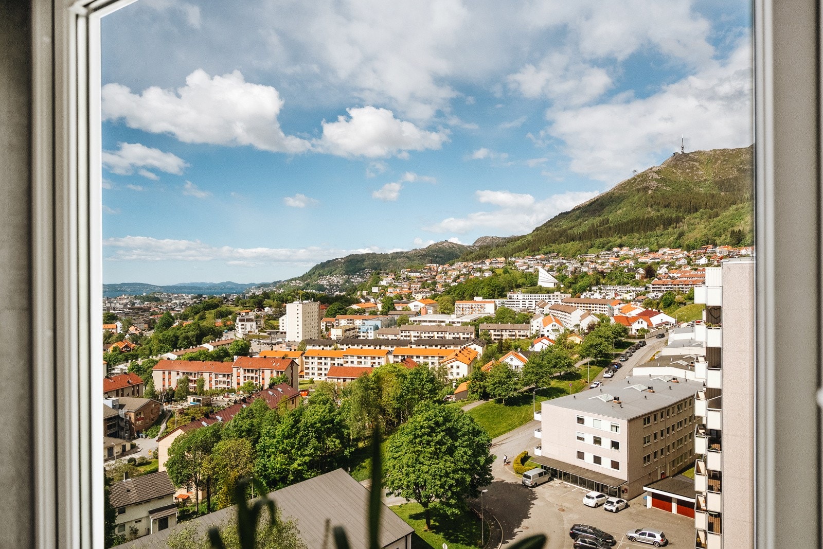 Nydelig utsikt også fra sengekanten. Galleribilde
