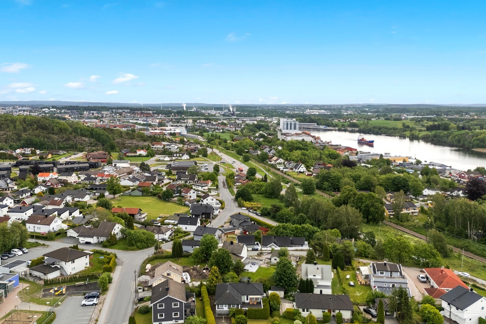 Dronefoto Galleribilde