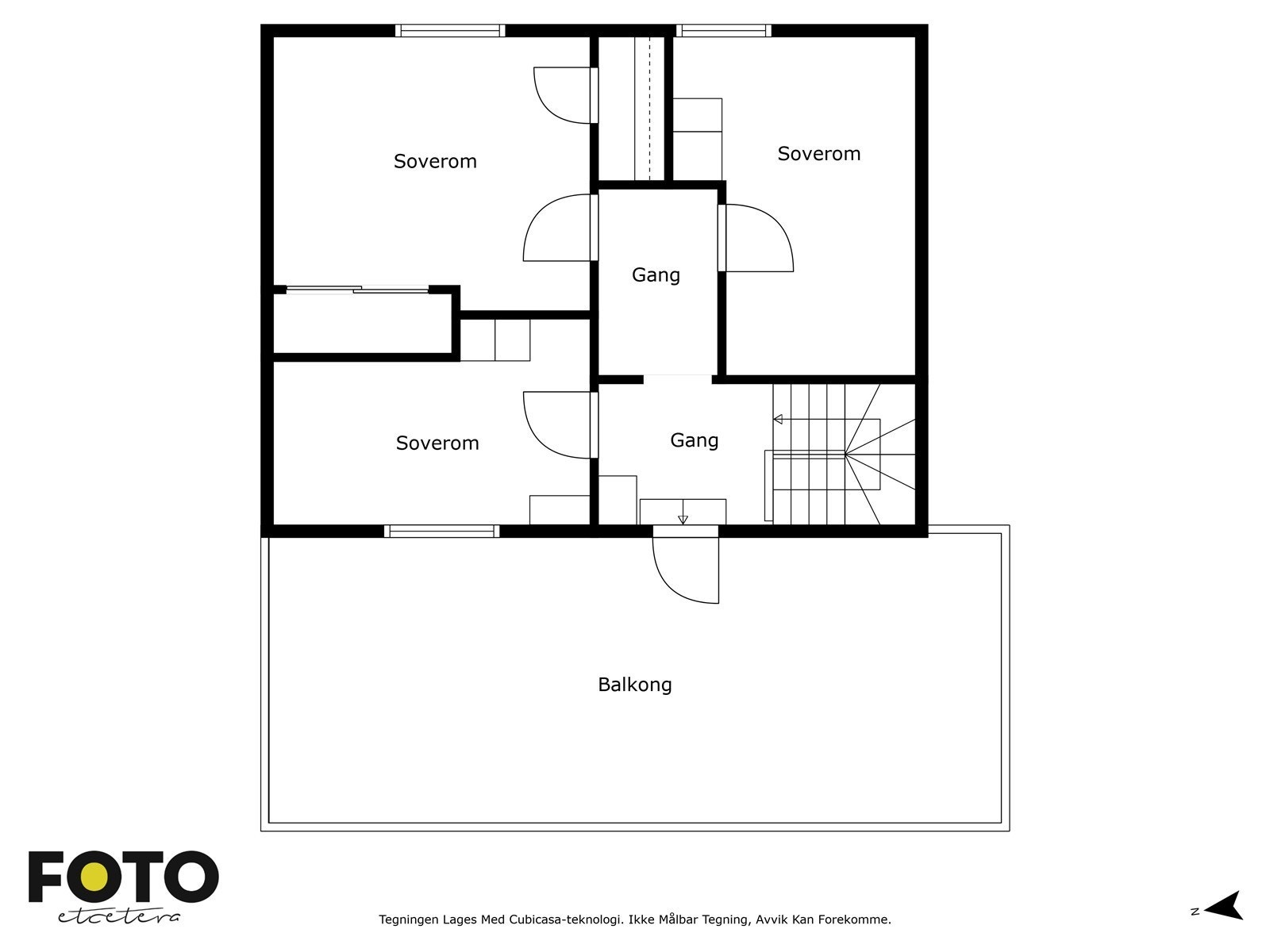 Hannestadveien 5B - 2. etasje. Veiledende planskisse - ikke målbar Galleribilde