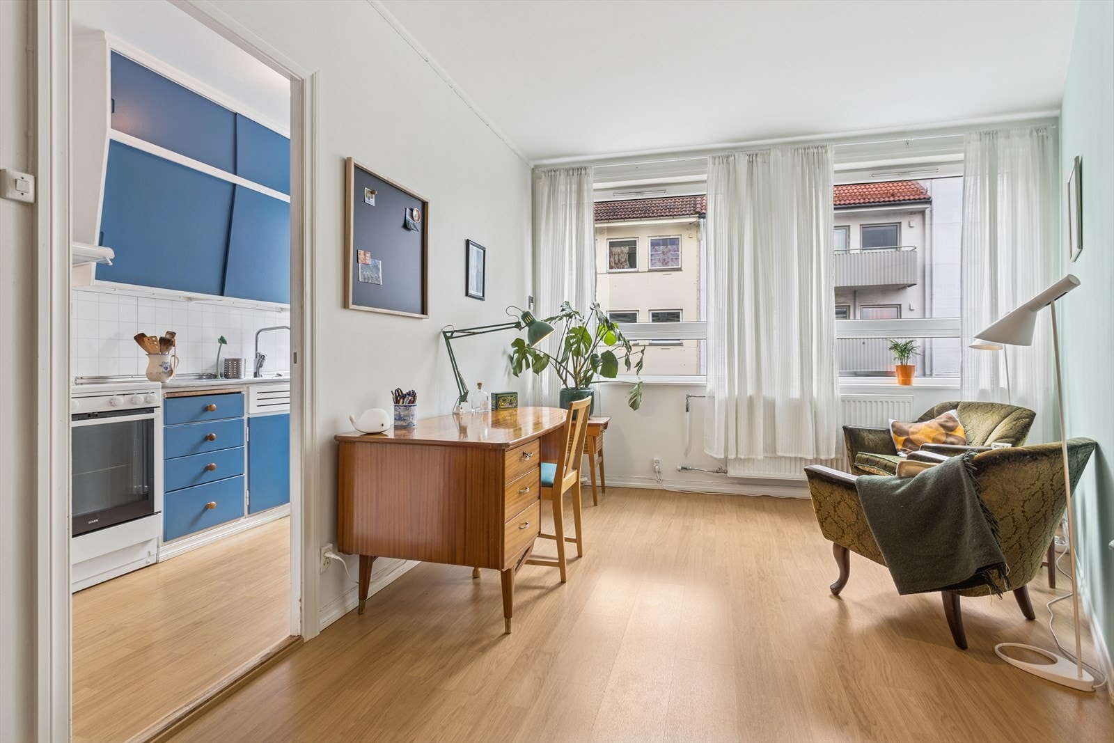 Det er sentralvarme i bygget. Galleribilde