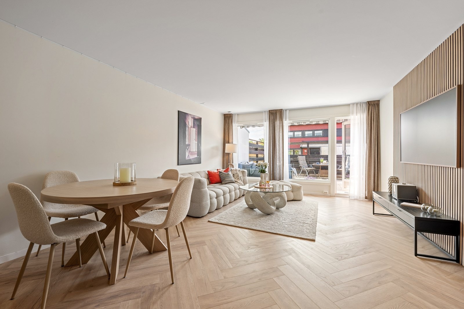 Leiligheten oppleves som svært arealeffektiv og er innflytningsklar. Galleribilde