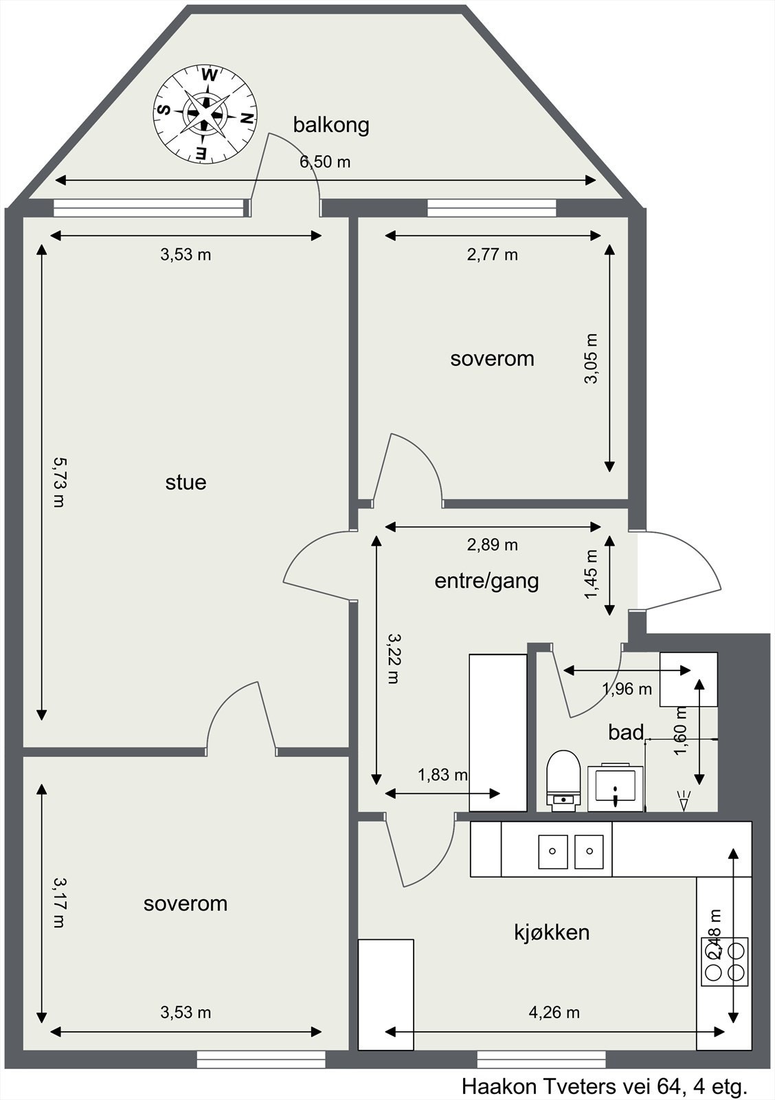 Plantegning. Galleribilde