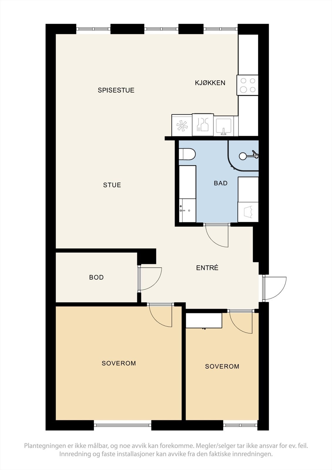 Plantegning - 1. etasje Galleribilde