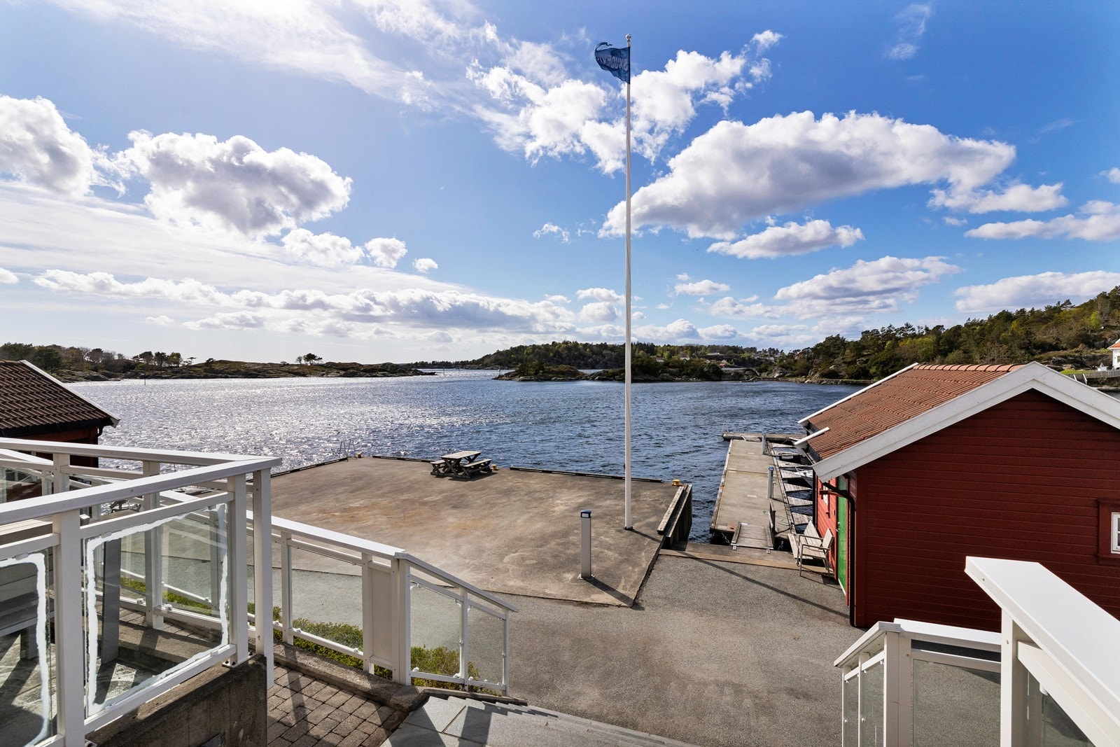 Koselig uteområde Galleribilde