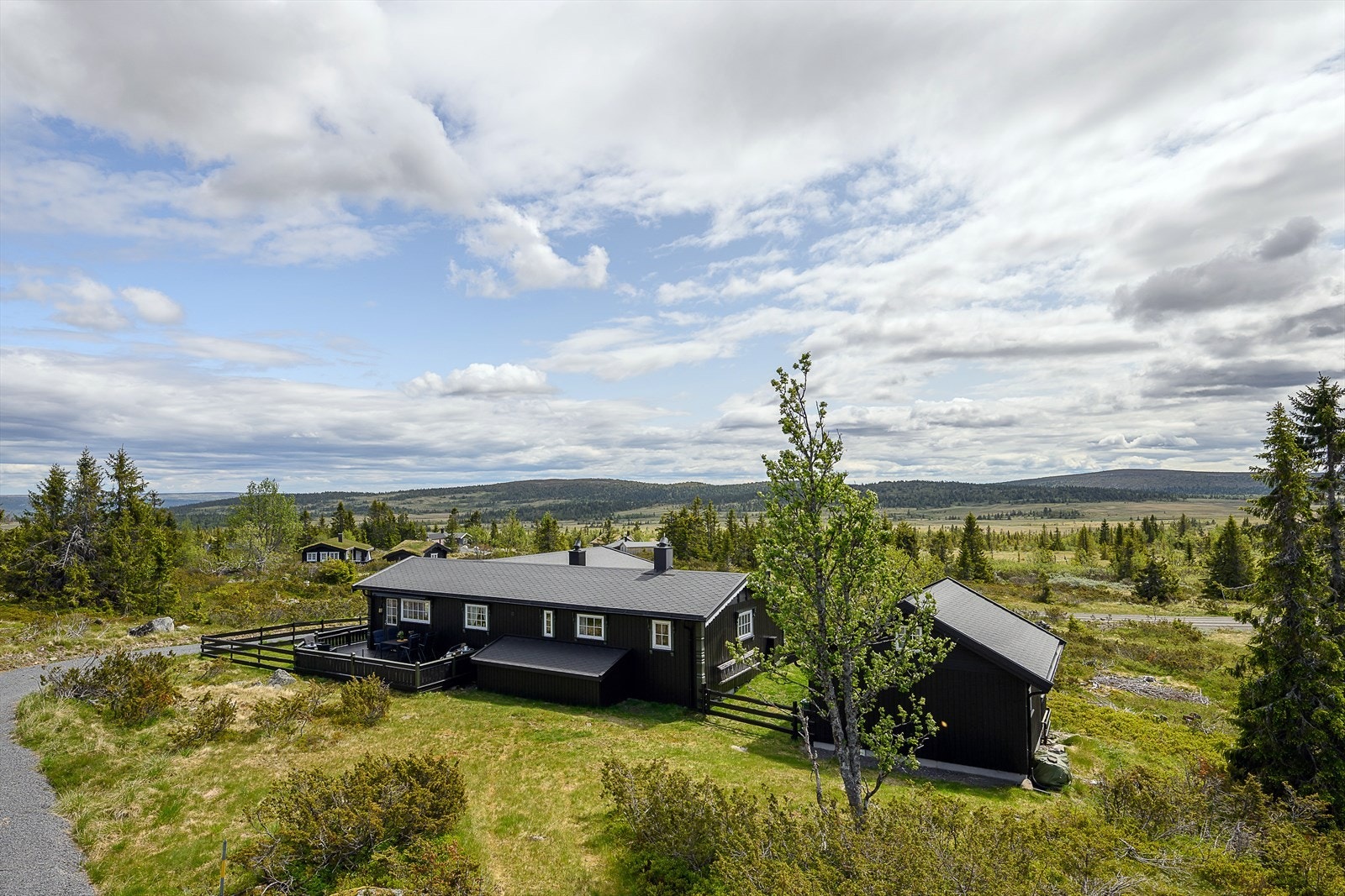 Eiendommen har et eget anneks som gir verdifull gjesteplass. Galleribilde