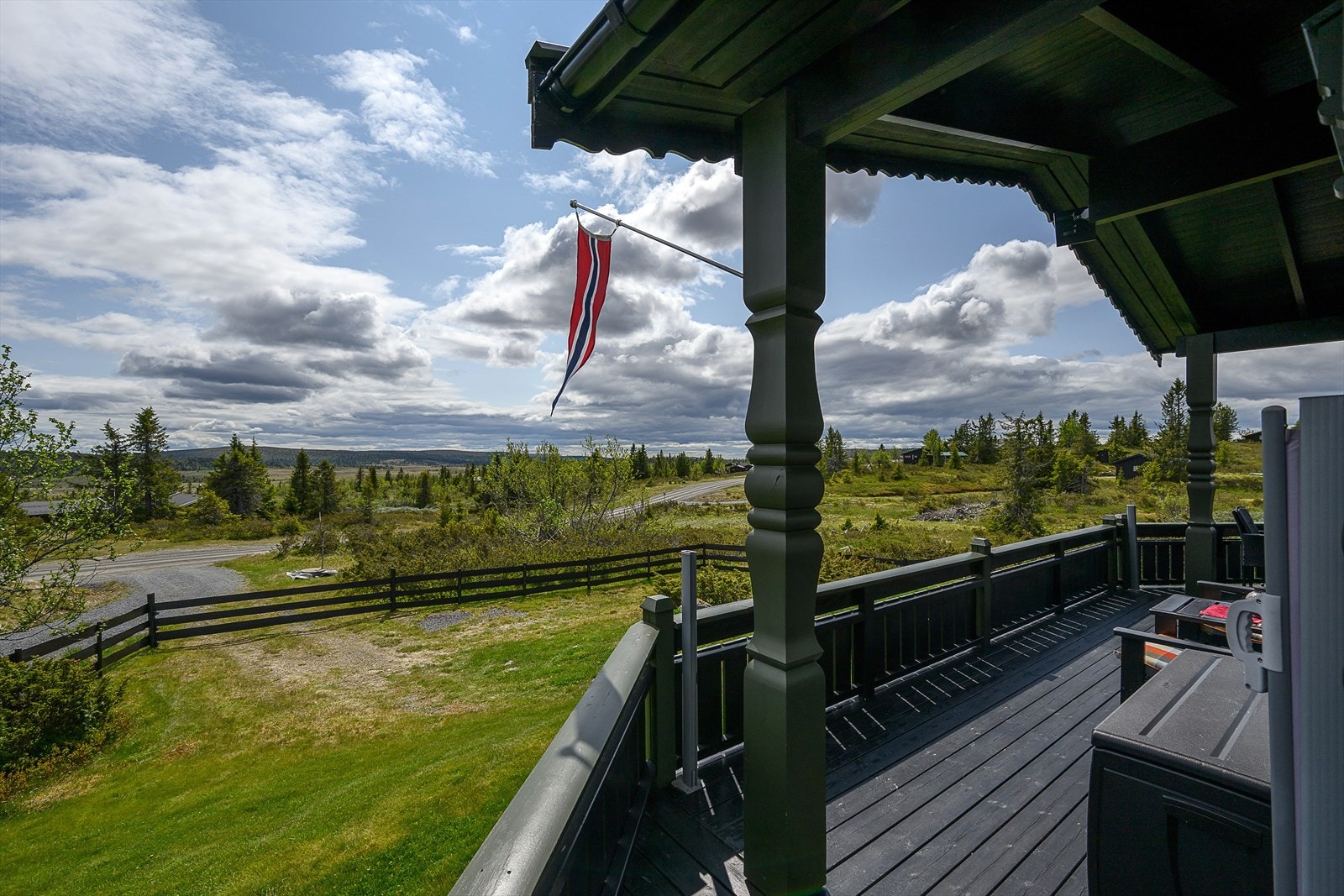 Fin utsikt utover nærområdet. Galleribilde