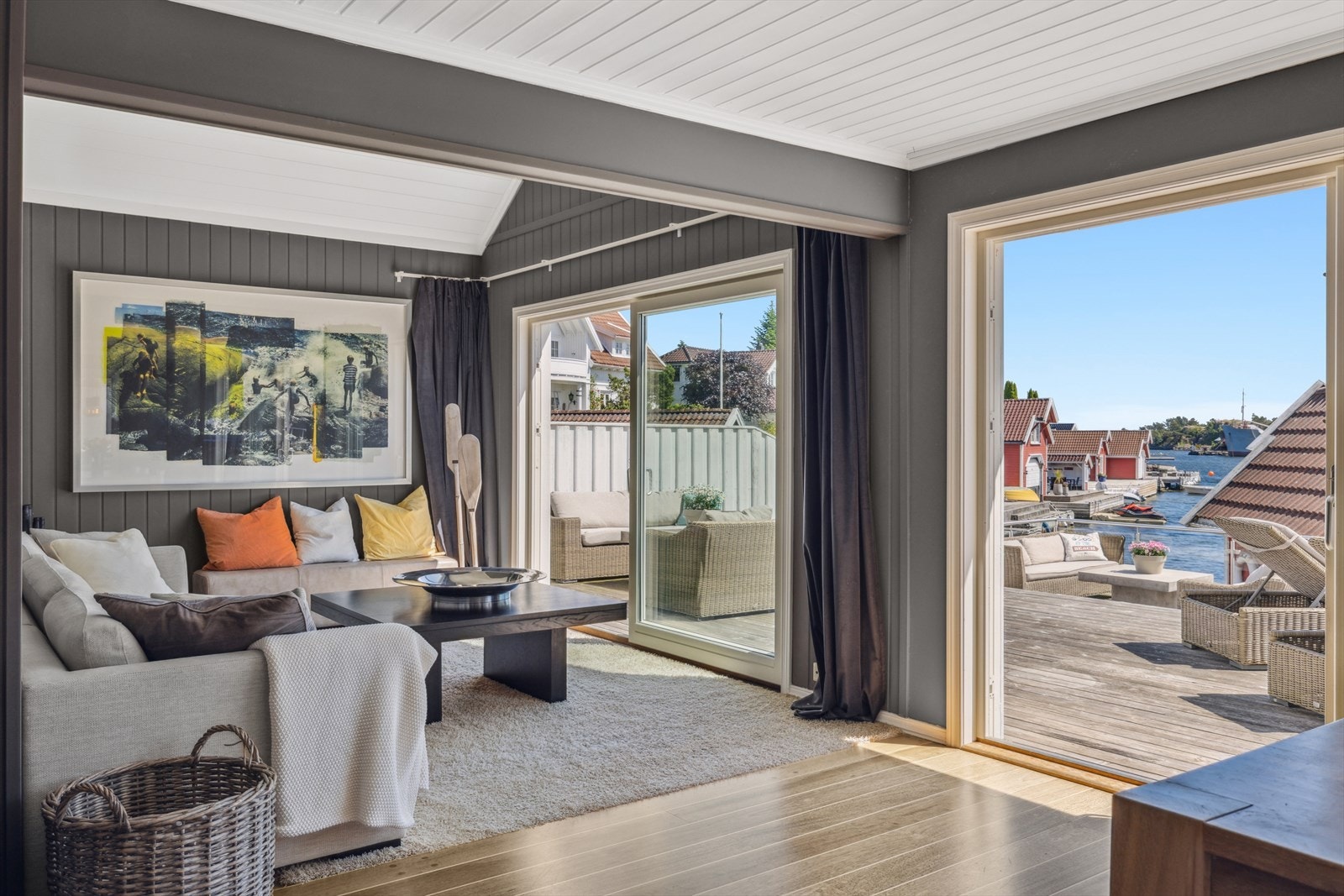 Nyt den flotte utsikten sofaen. Galleribilde