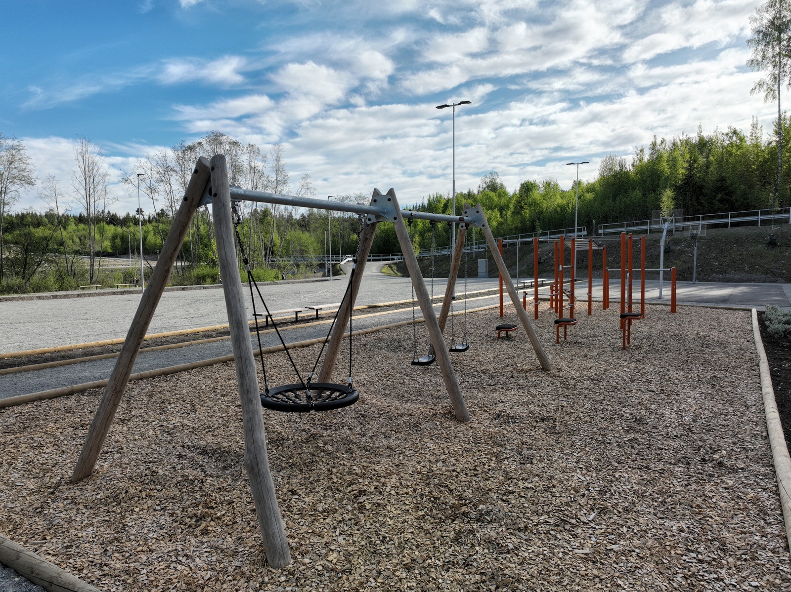 Flere lekeplasser i området Galleribilde