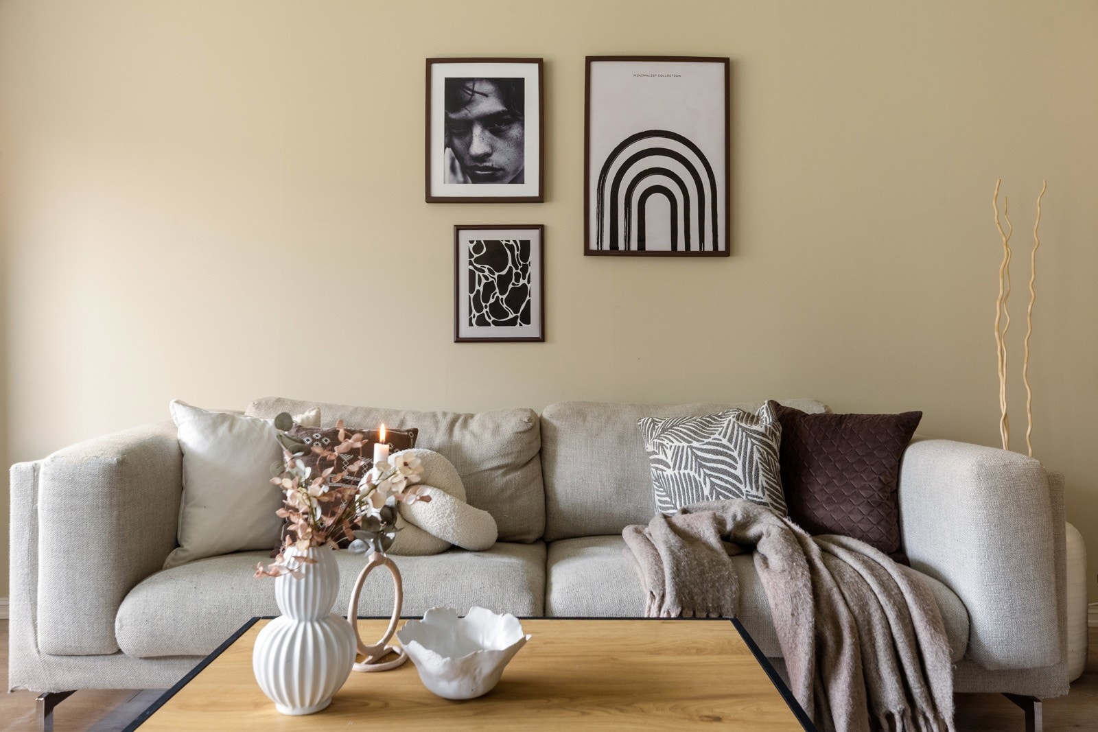 Den gode utformingen gir også fleksibilitet og frihet med hensyn til møblering i ulike soner. Galleribilde