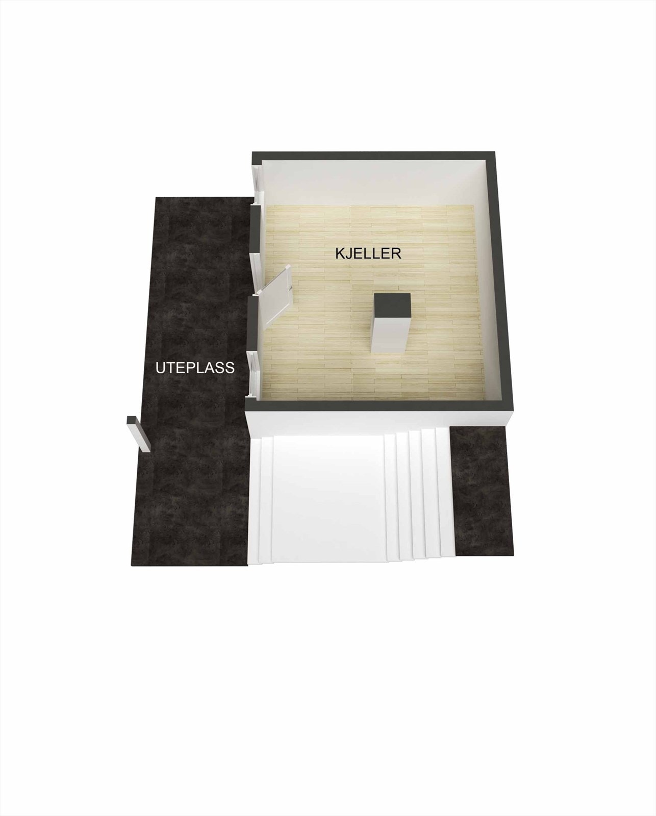 Plantegning kjeller Galleribilde