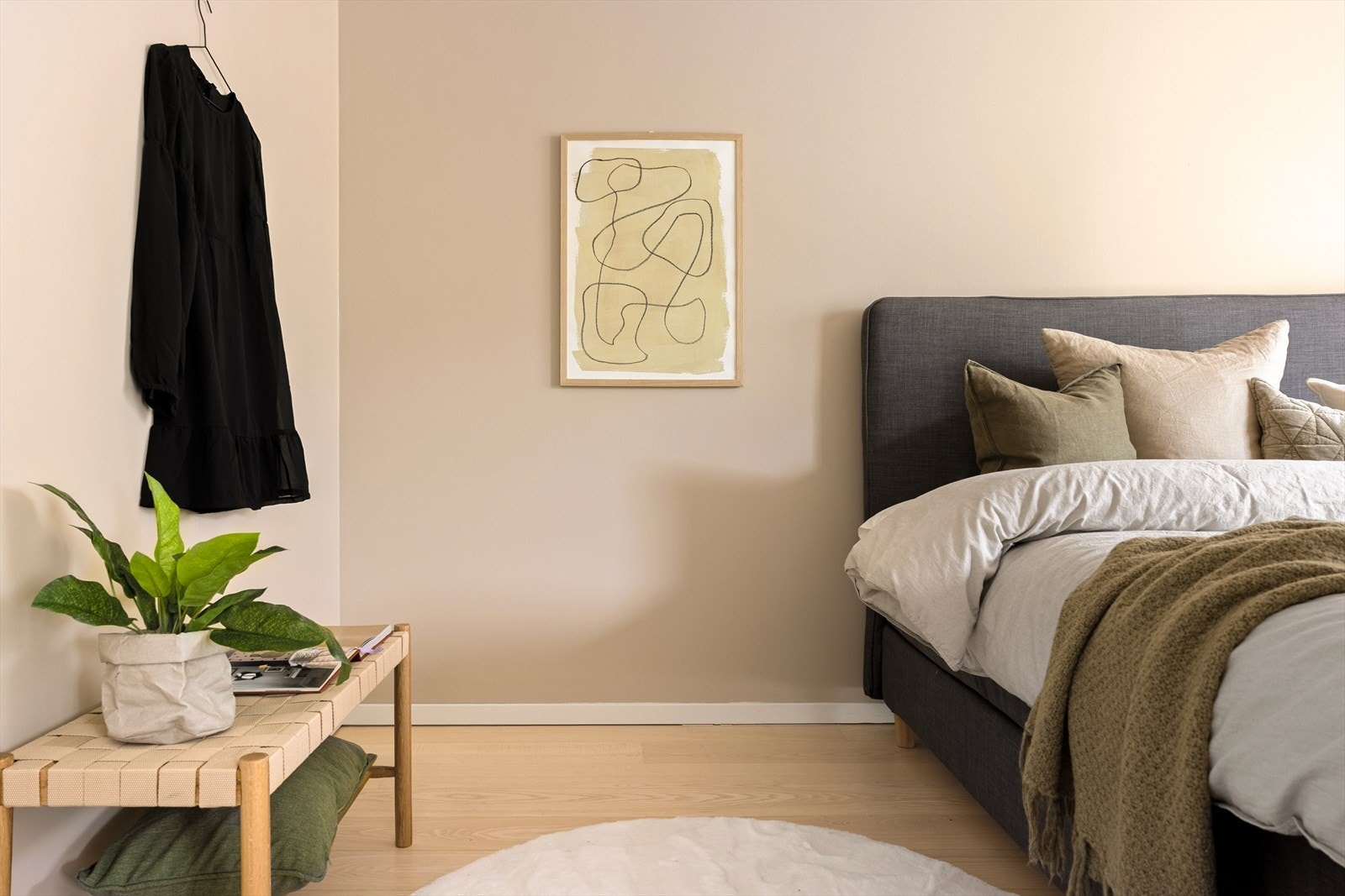 Et luftig rom, målt til 10,1 m² Galleribilde