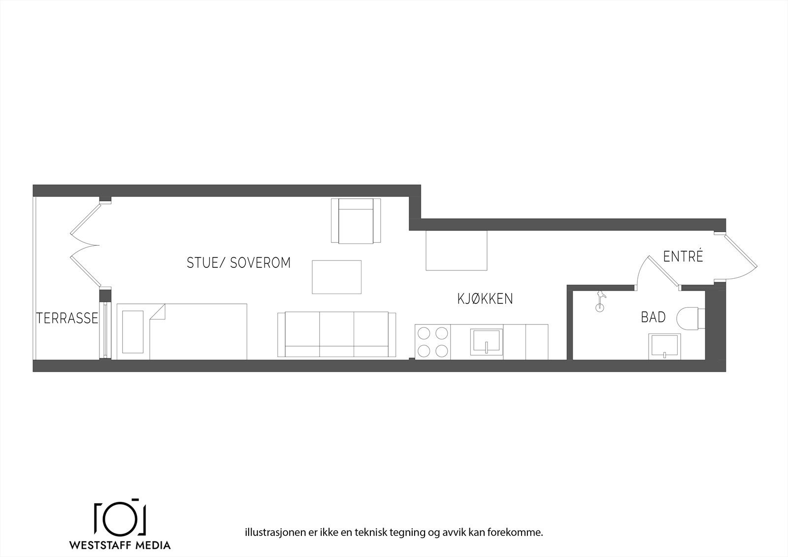 Plantegning. Galleribilde