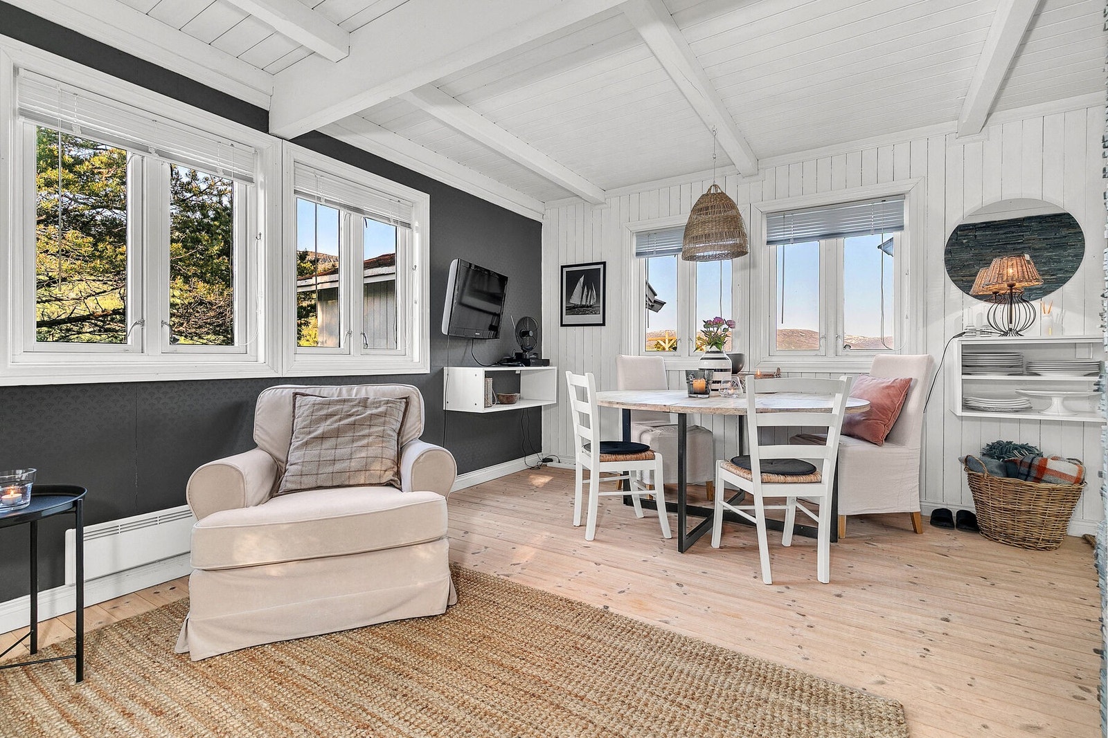 Flott utsikt Galleribilde