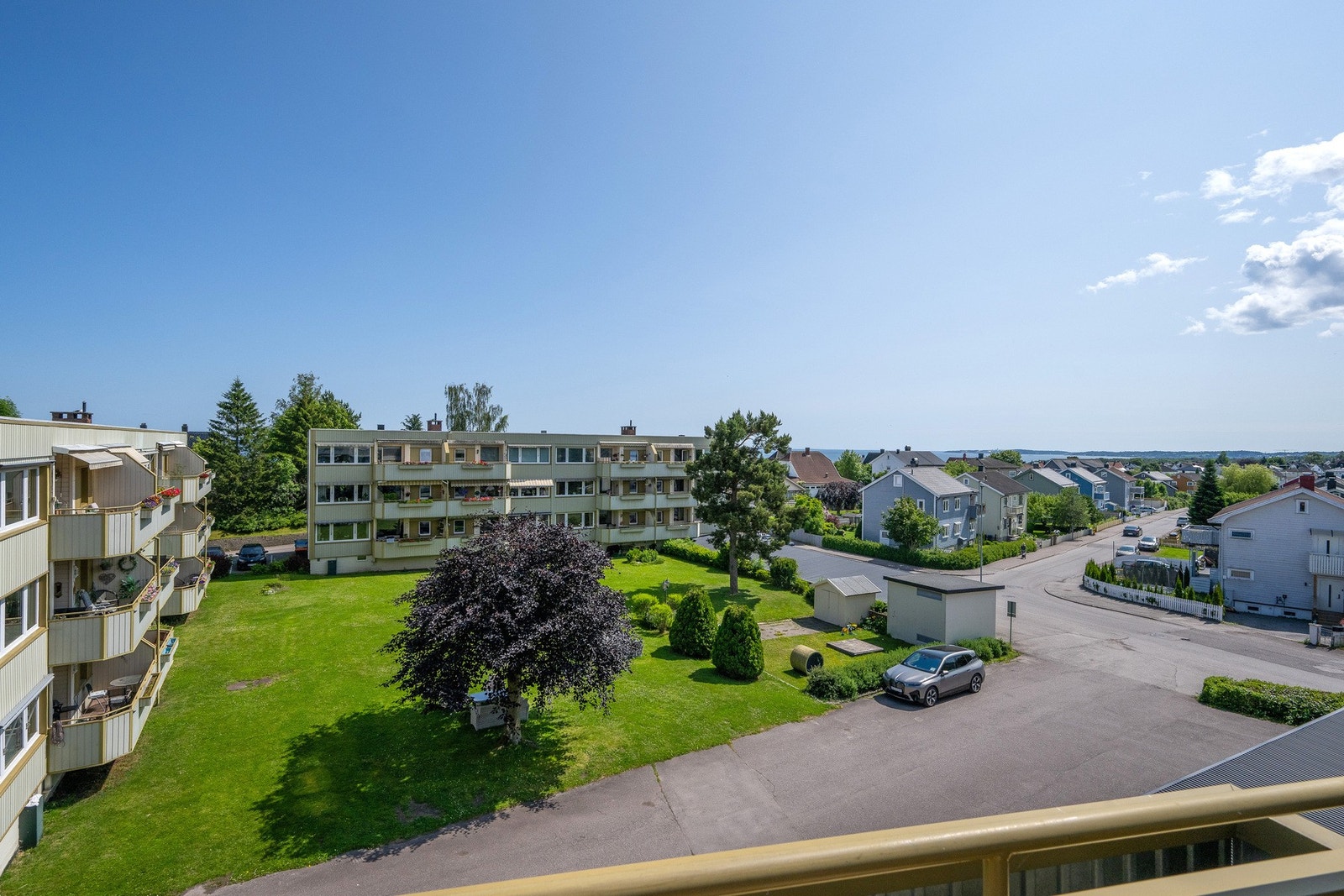 Utsikt over borettslaget Galleribilde