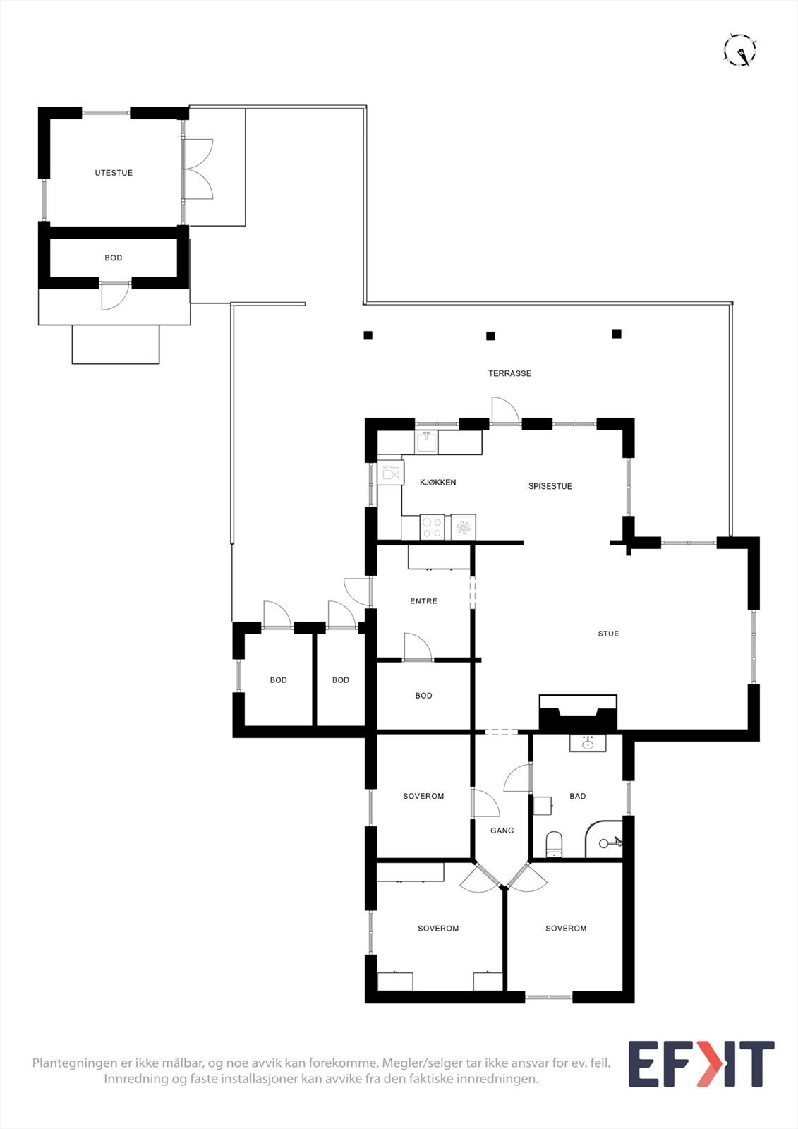 Plantegning Galleribilde