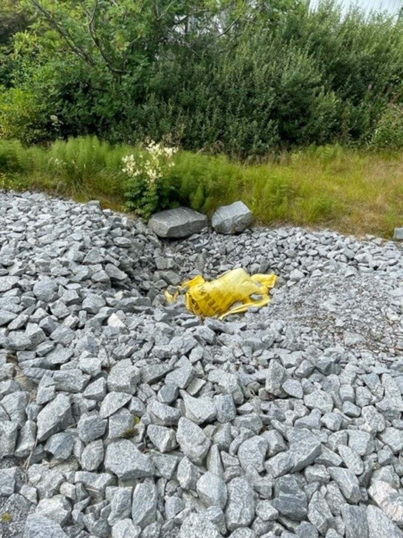 Det er gjort klart for påkobling av vann og avløp til felles septiktank. Galleribilde