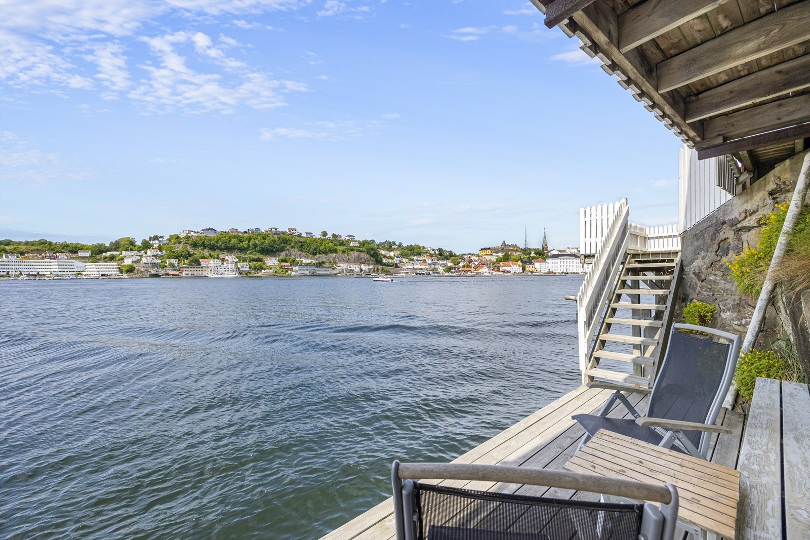 Flere nivåer, terrasser og brygger. Galleribilde