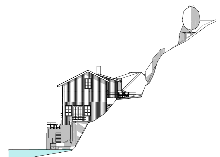 Arkitekttegning rammetillatelse Galleribilde