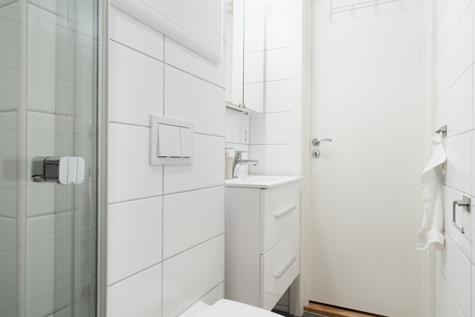 Badet er rehabilitert i 2020 i regi av borettslaget. Galleribilde