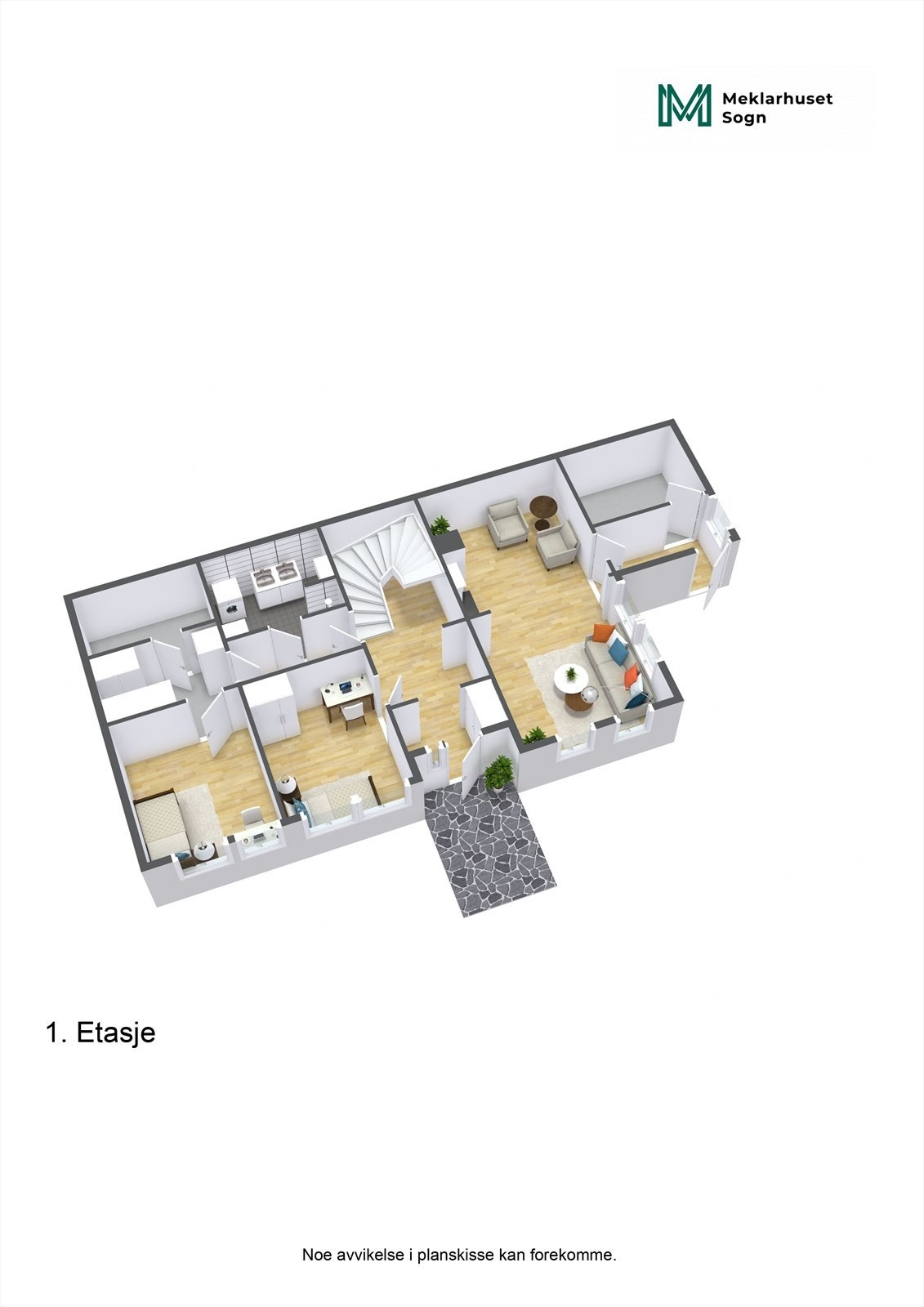 Planteikning Underetg. Galleribilde