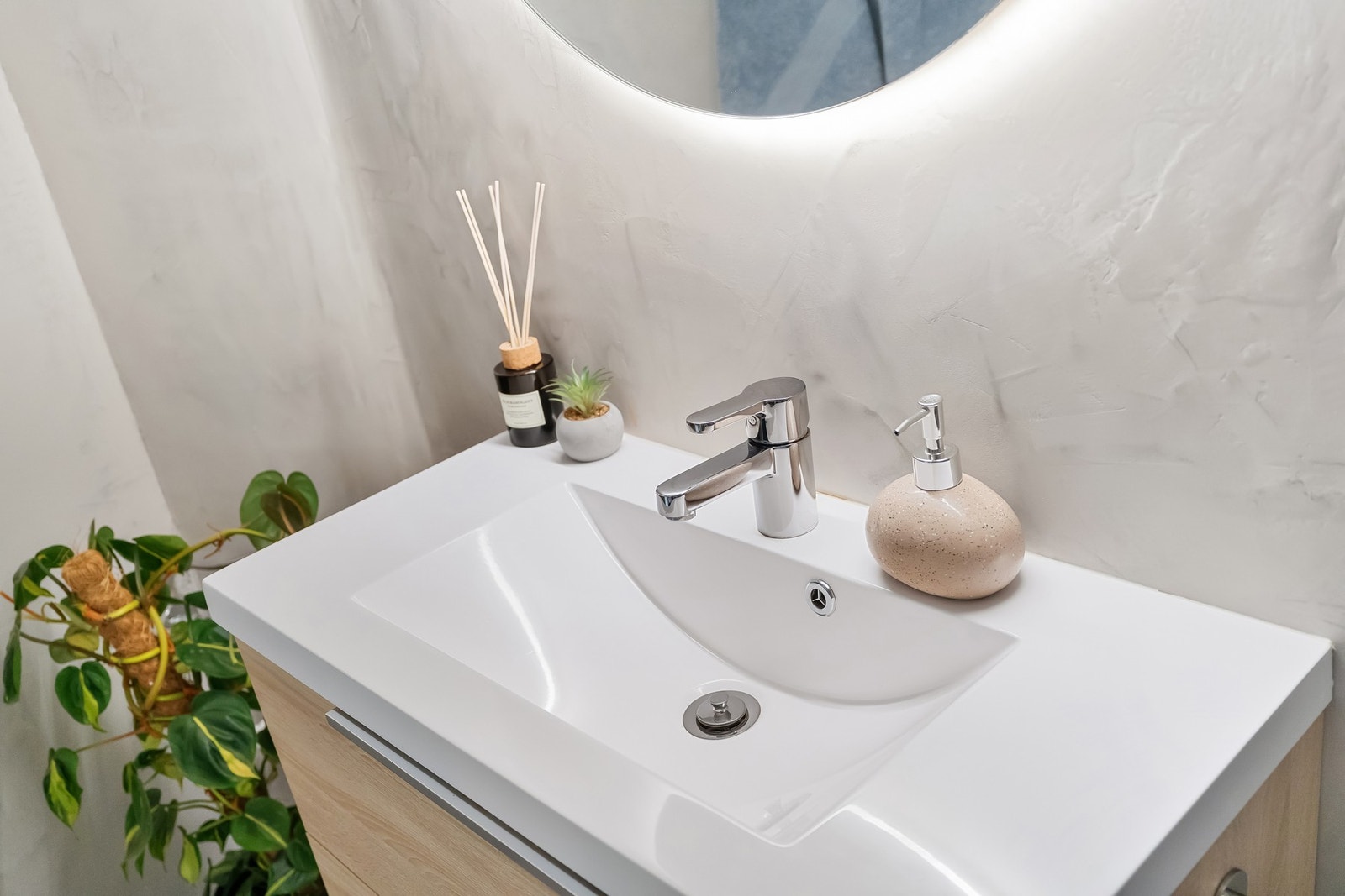 Detaljbilde bad. Galleribilde