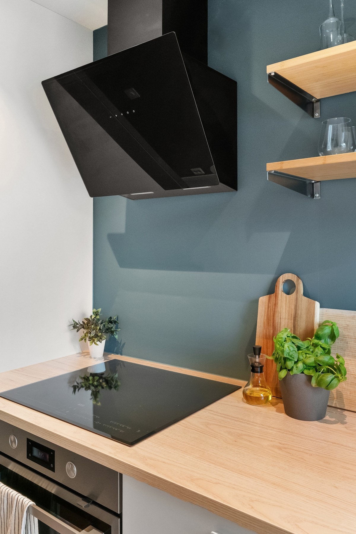 Detaljbilde av kjøkken. Galleribilde